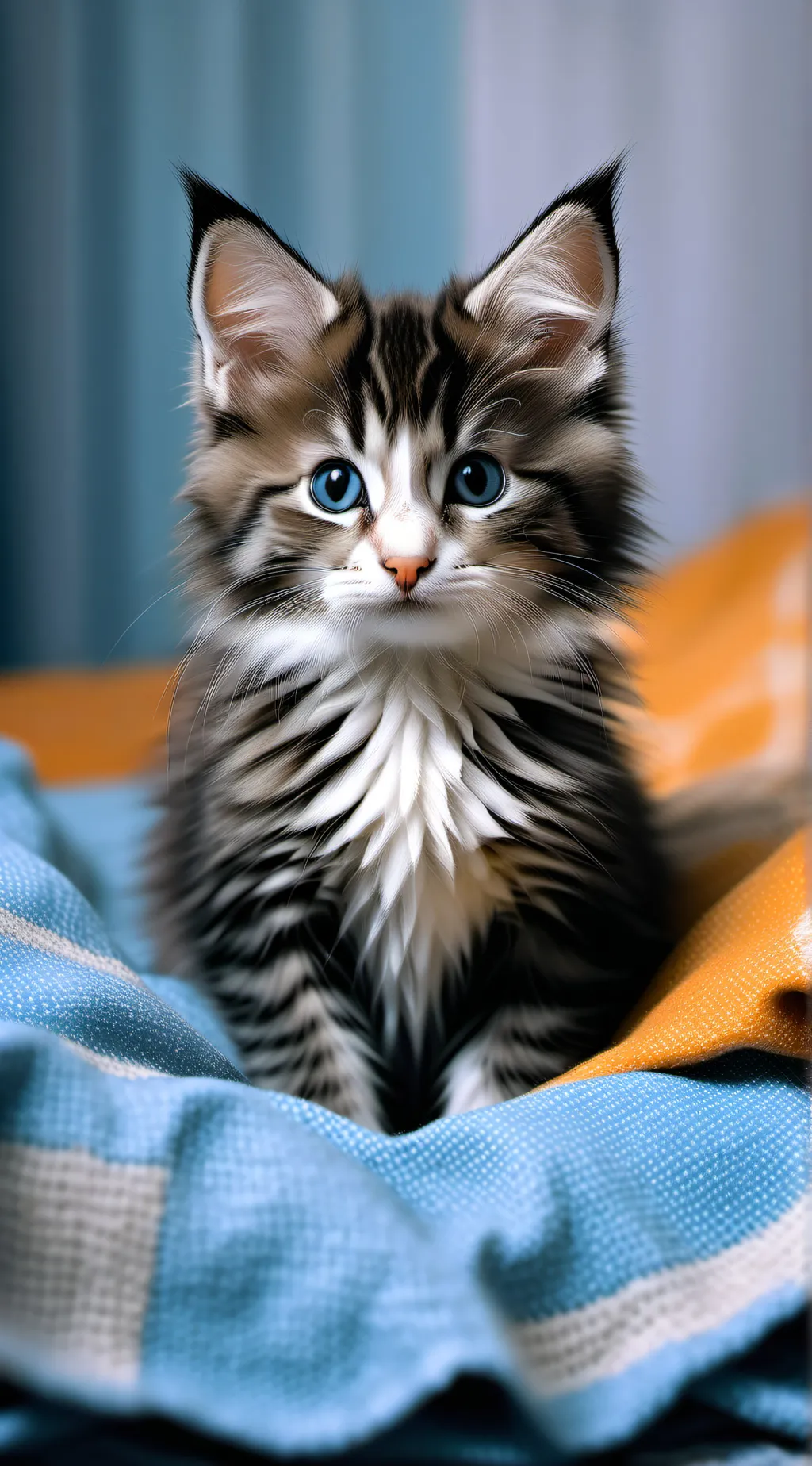 ai character: snow  background