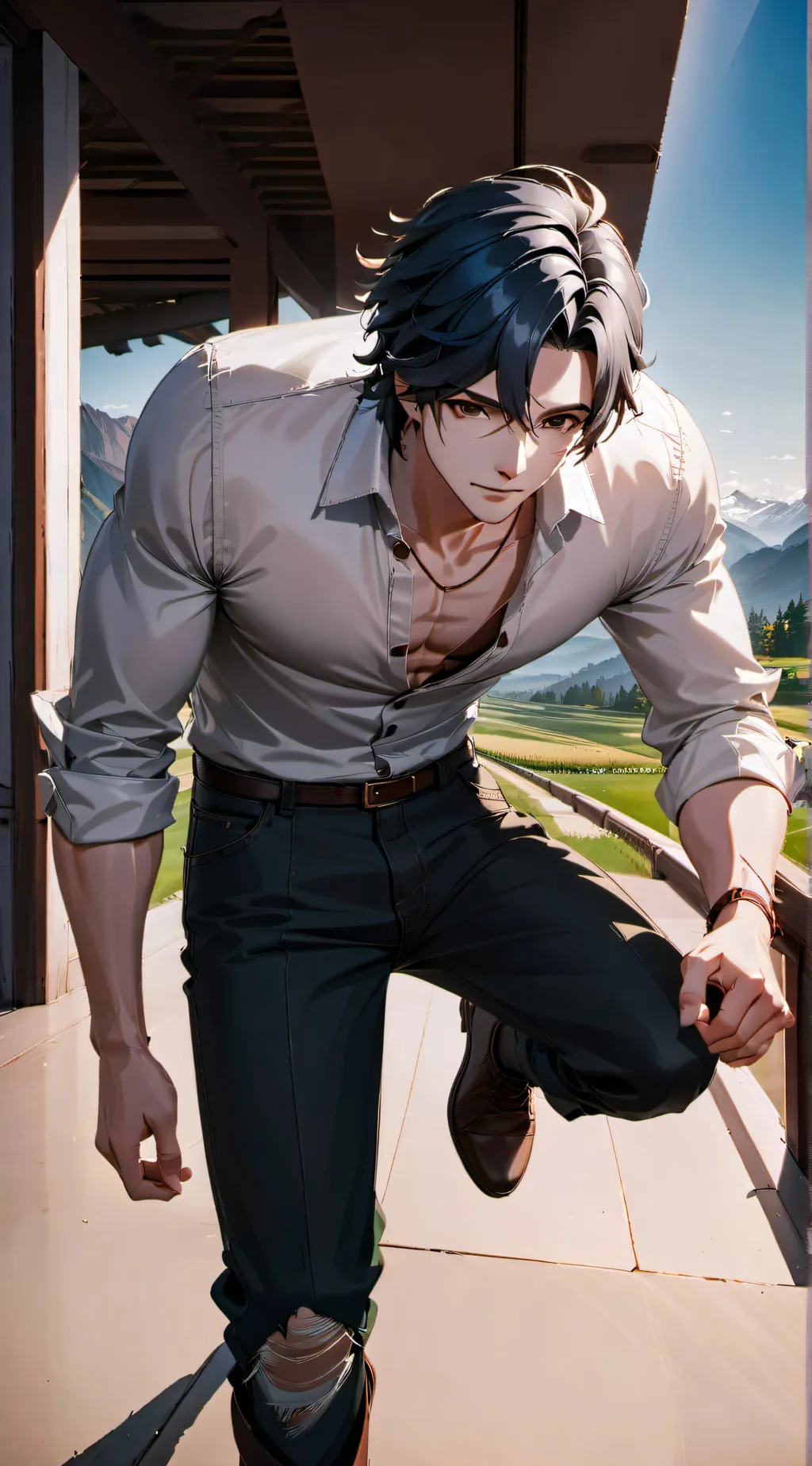 ai character: Alex background