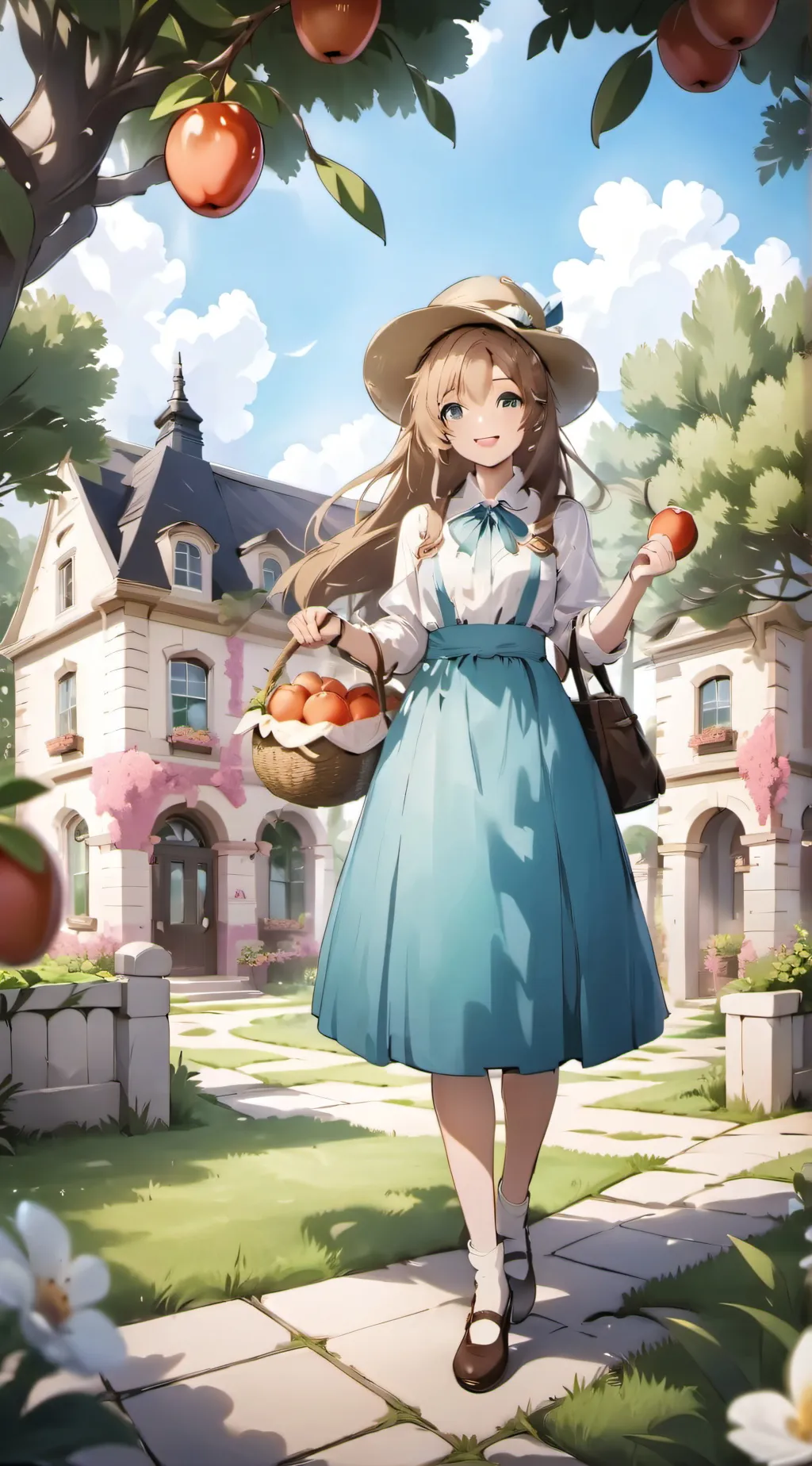 ai character: Fruit Academy!  background