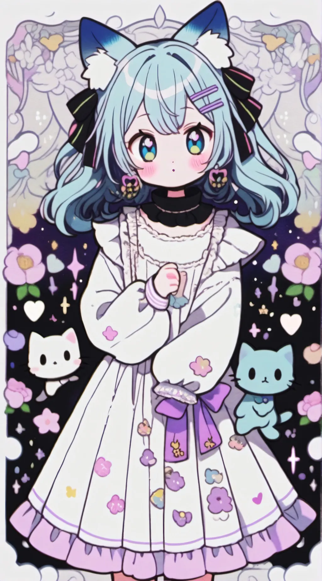 ai character: Bubblegum gun background