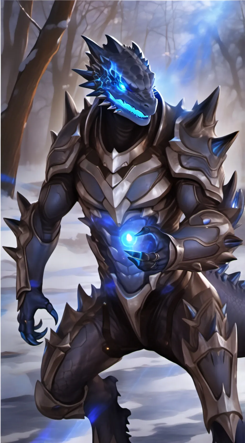 ai character: Kaijen The Kaiju background