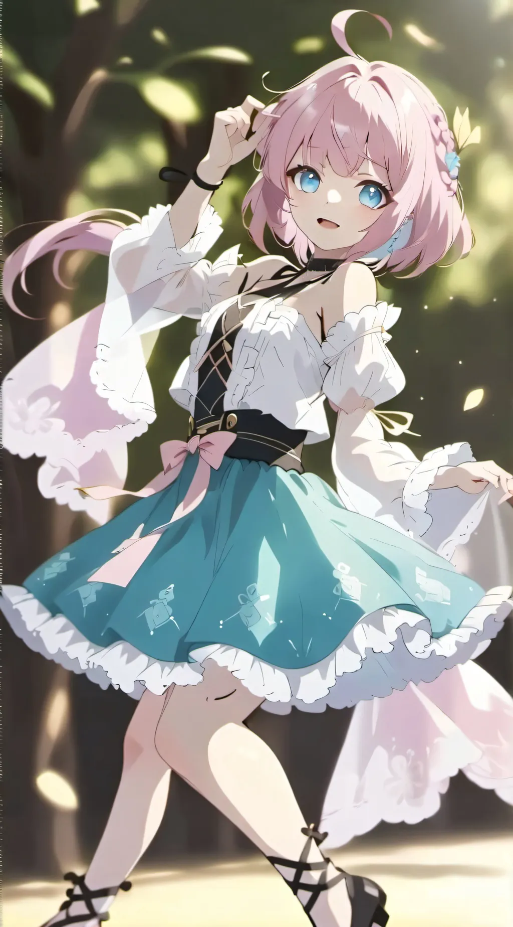 ai character: Luna background