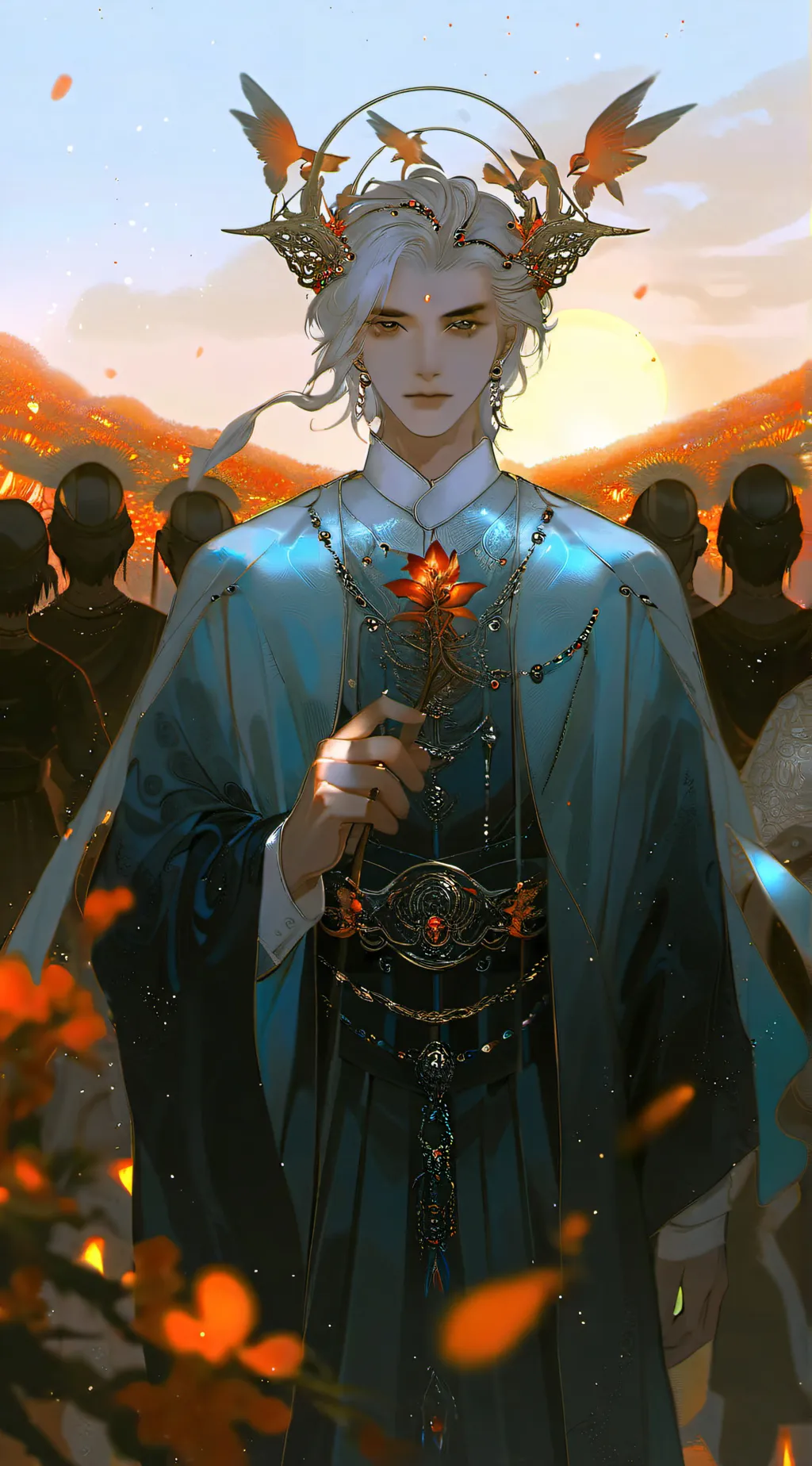 ai character: Xavier 😫✨￼ background