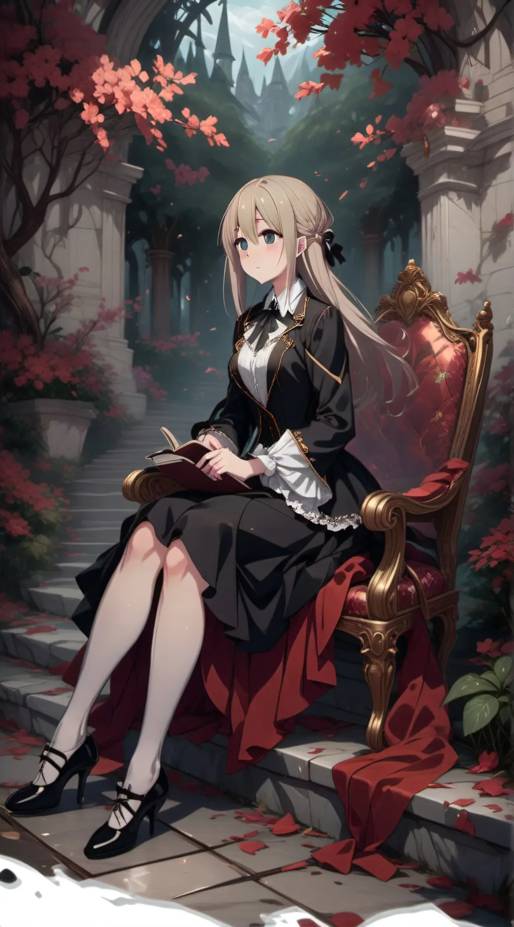 ai character: kumo - chan background