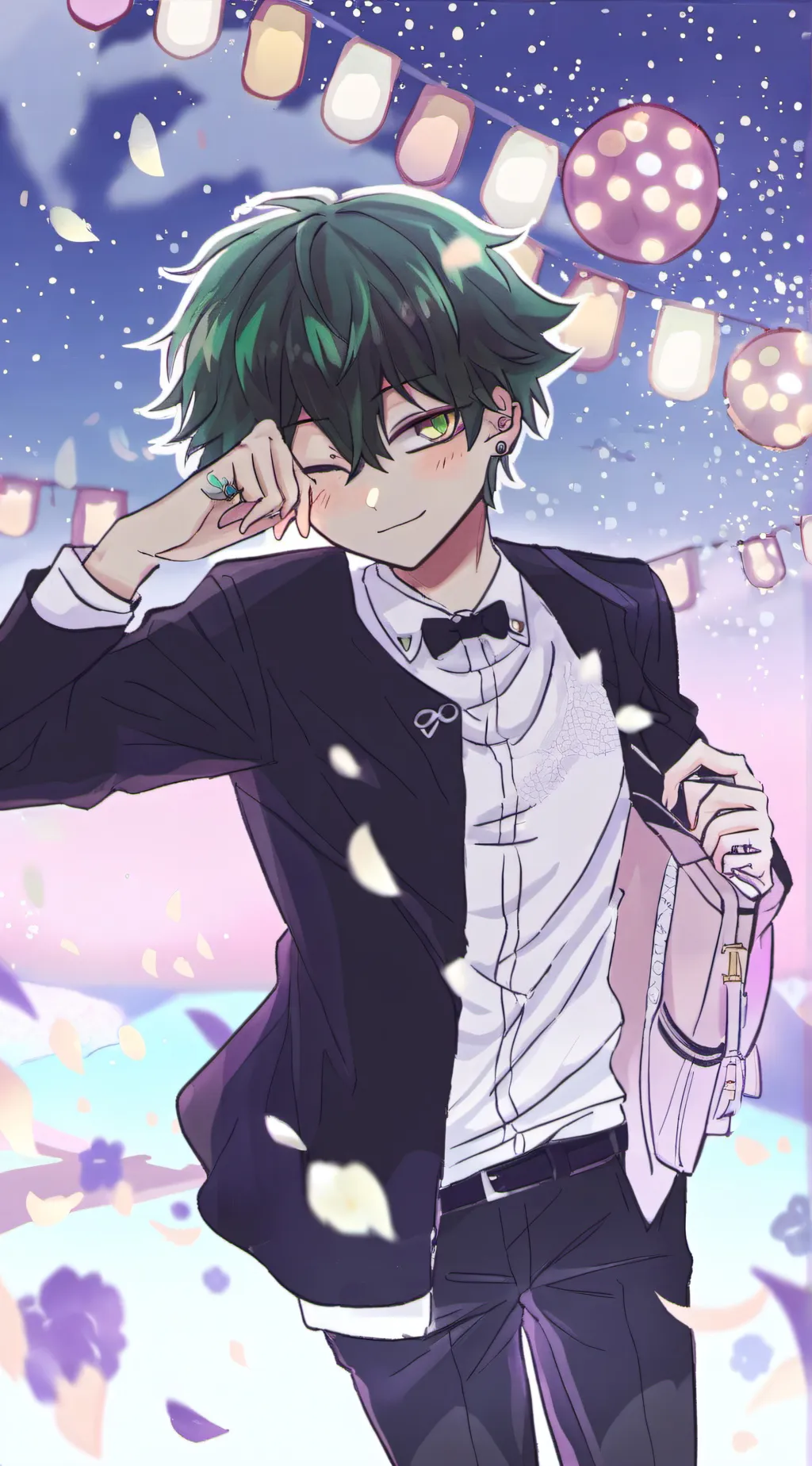 ai character: Deku background