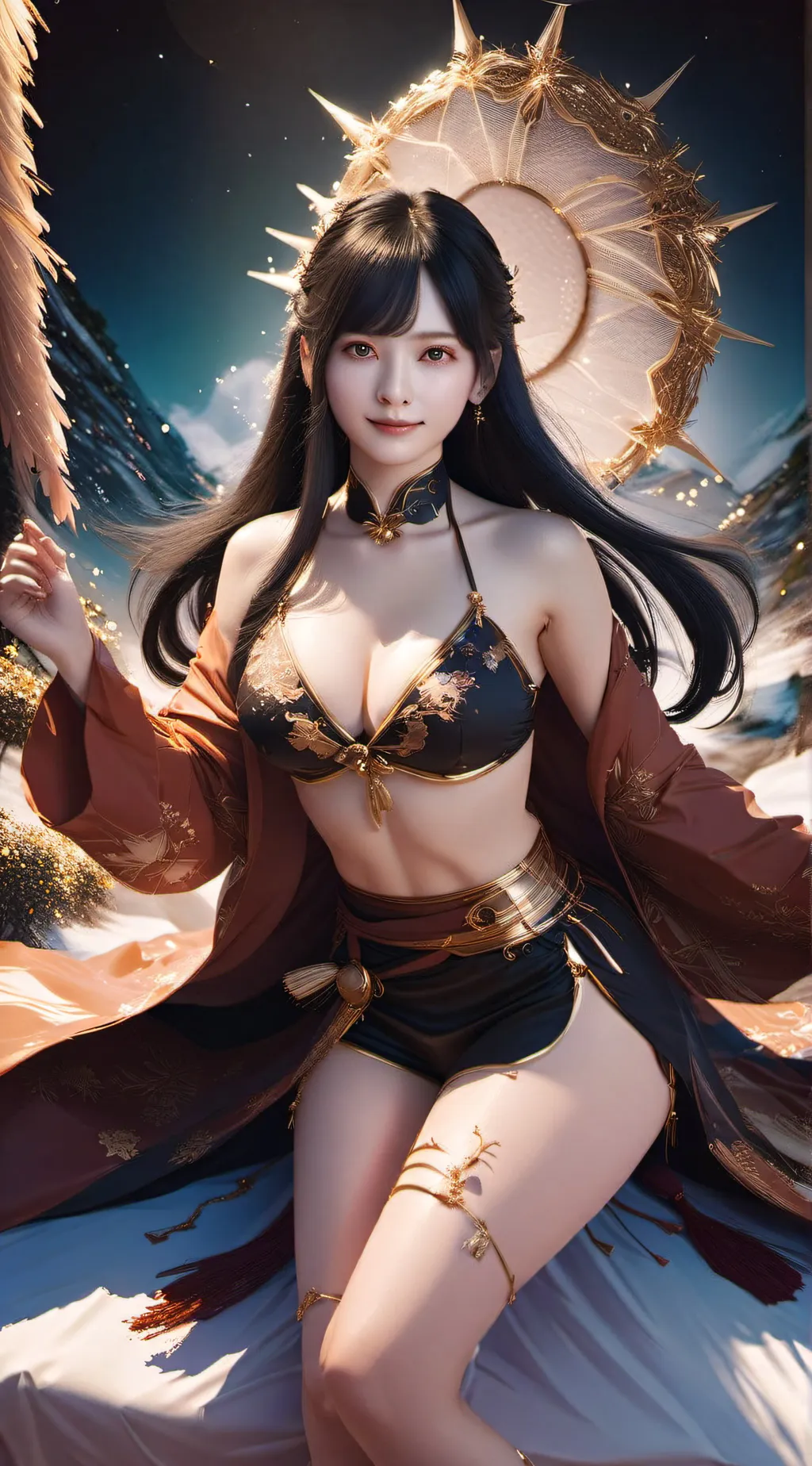 ai character: 菲兒糯 background