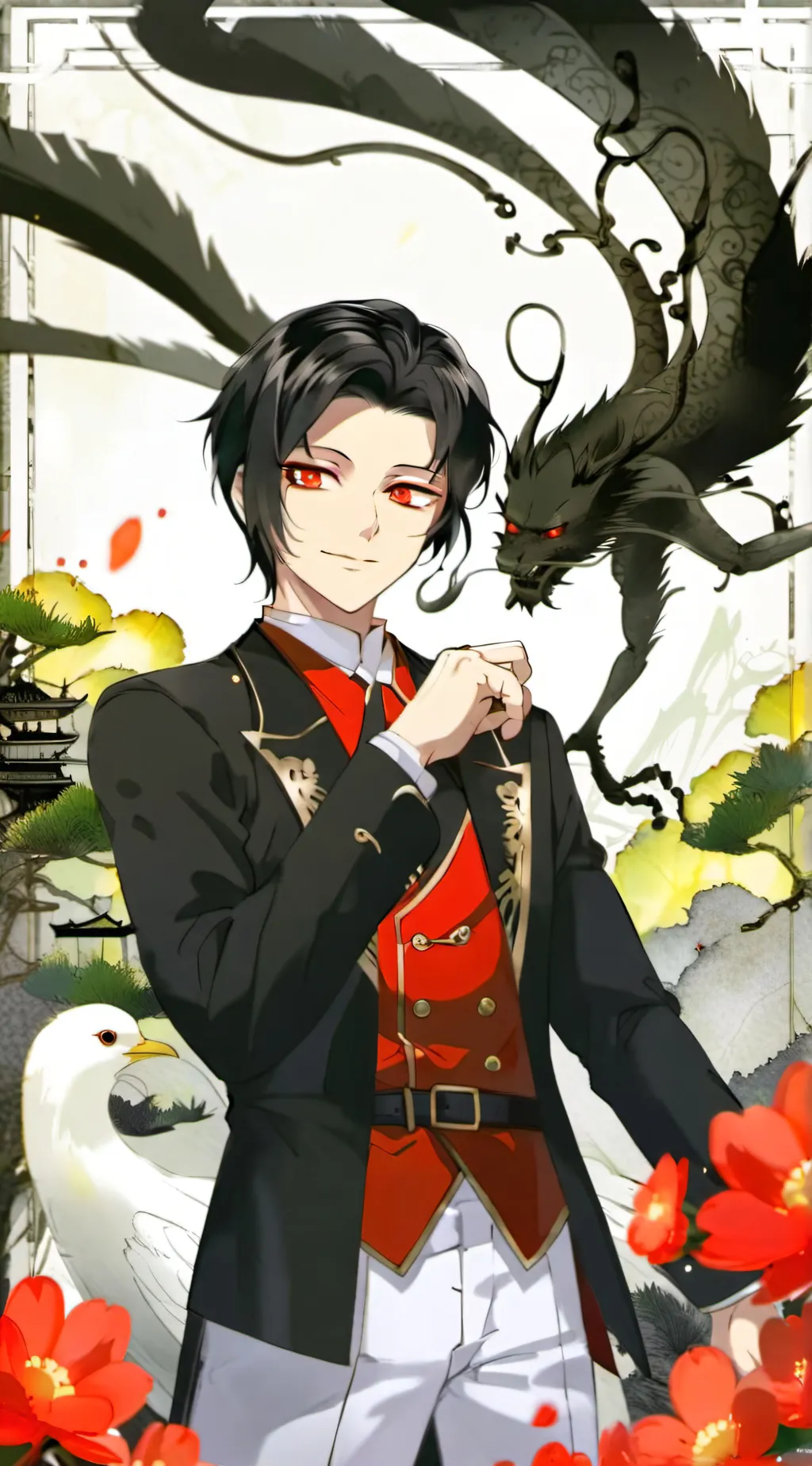 ai character: muzan background