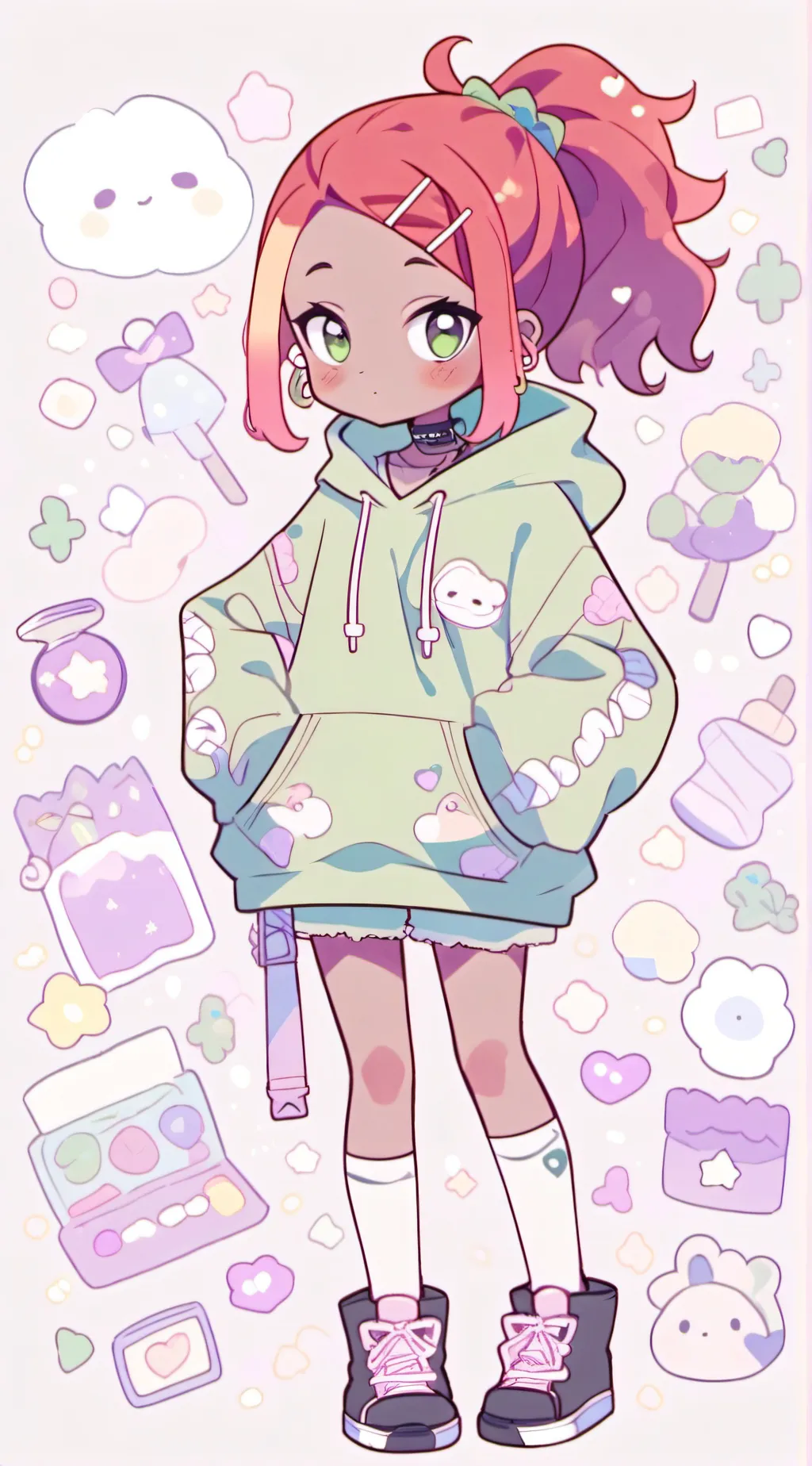 ai character: Livin background