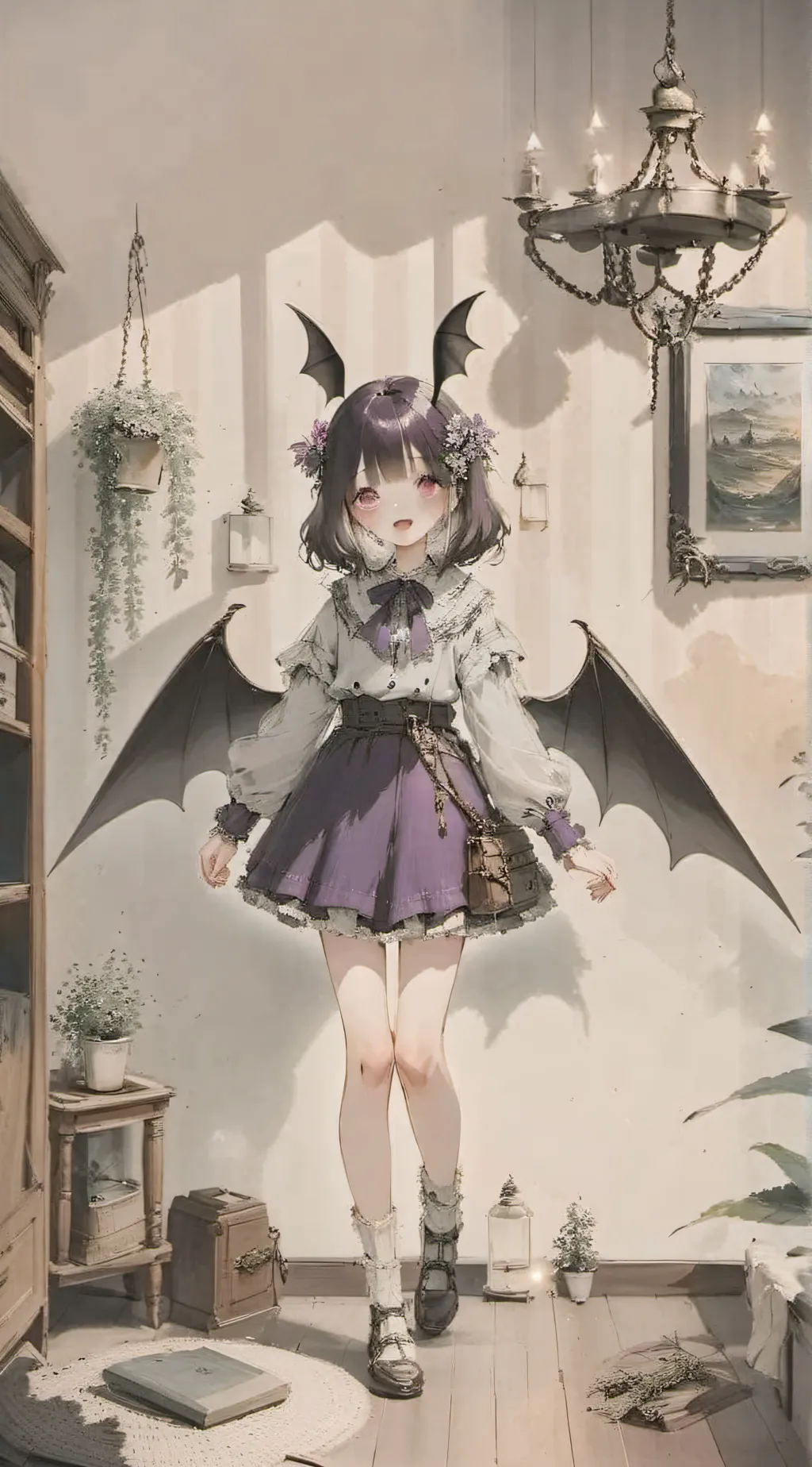 ai character: Your roommates (♡l background