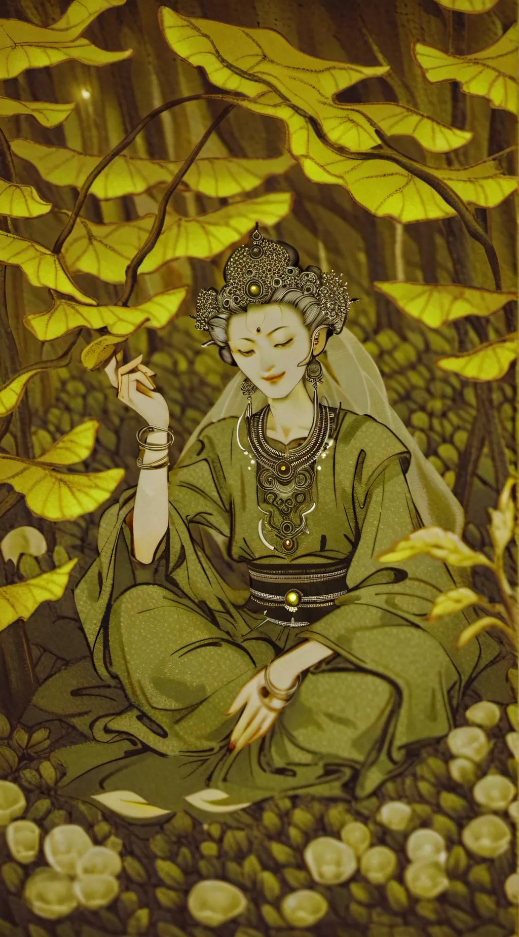 ai character: Harpy hare✨ background