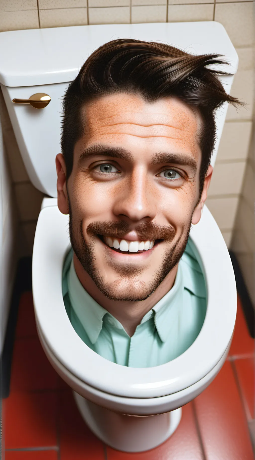 ai character: Skibidi toilet background