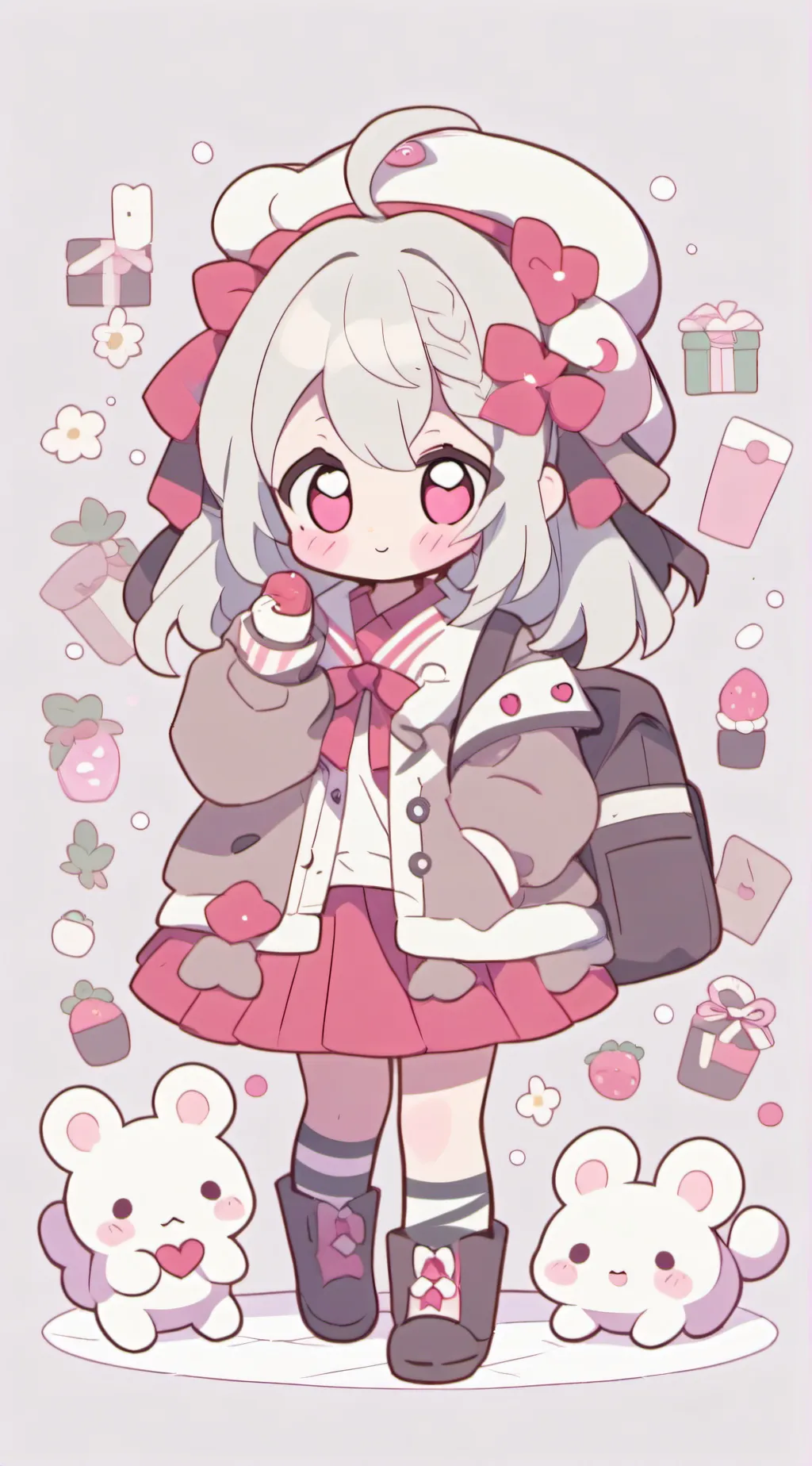 ai character: baby sittering MHA background