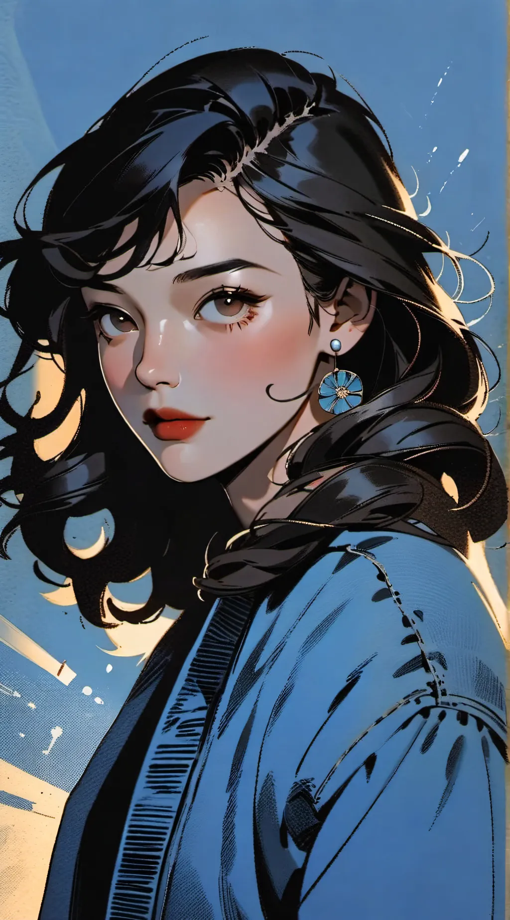 ai character: eva background