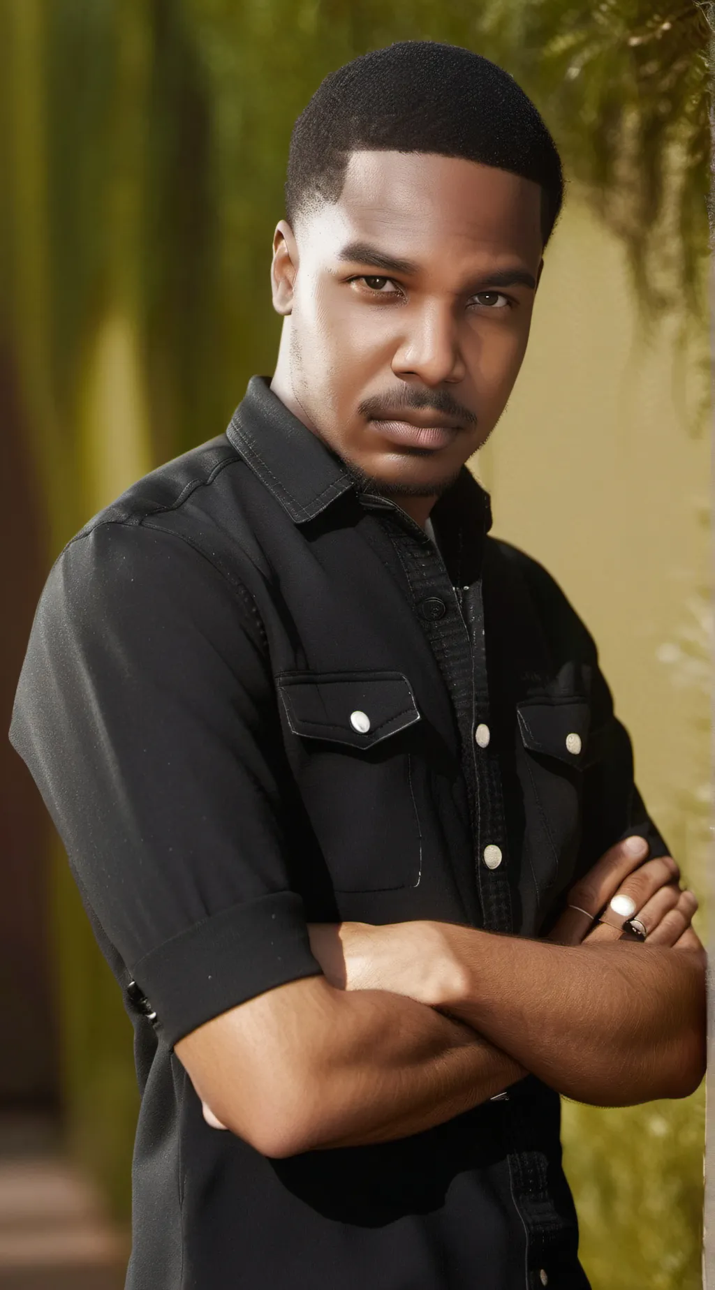 ai character: rainbow beach background