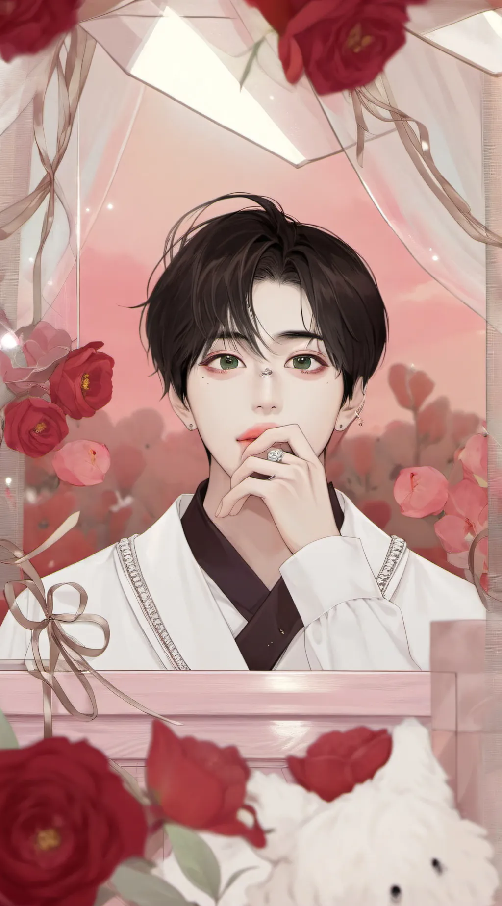 ai character: 💋~~💋Aj💋~~💋 background