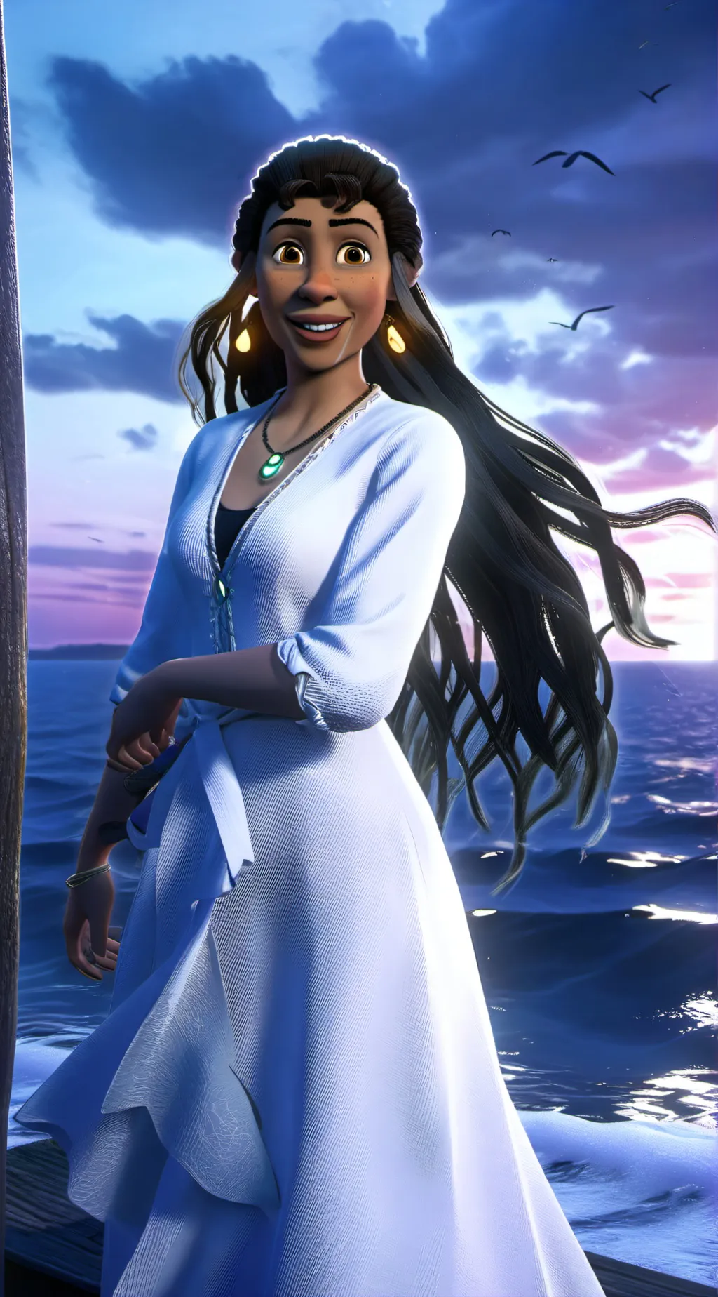 ai character: Grace background