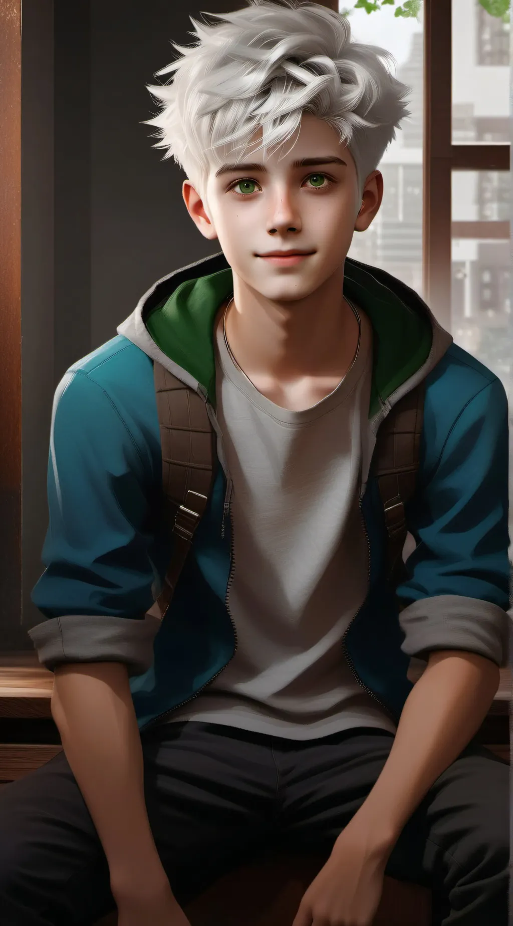 ai character: Jacob  background