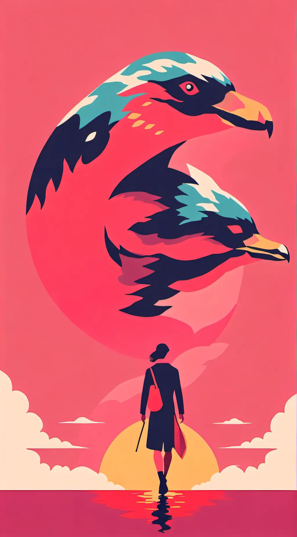 ai character: Aurora background