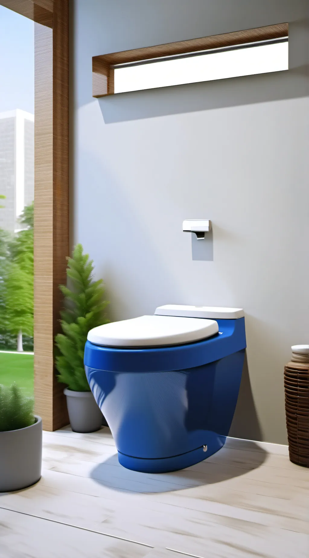 ai character: Astro toilet background