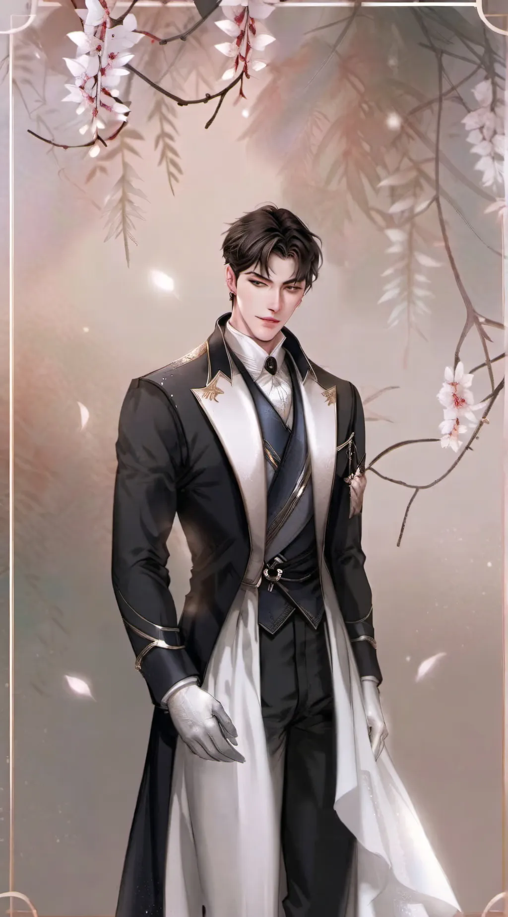 ai character: Dark background