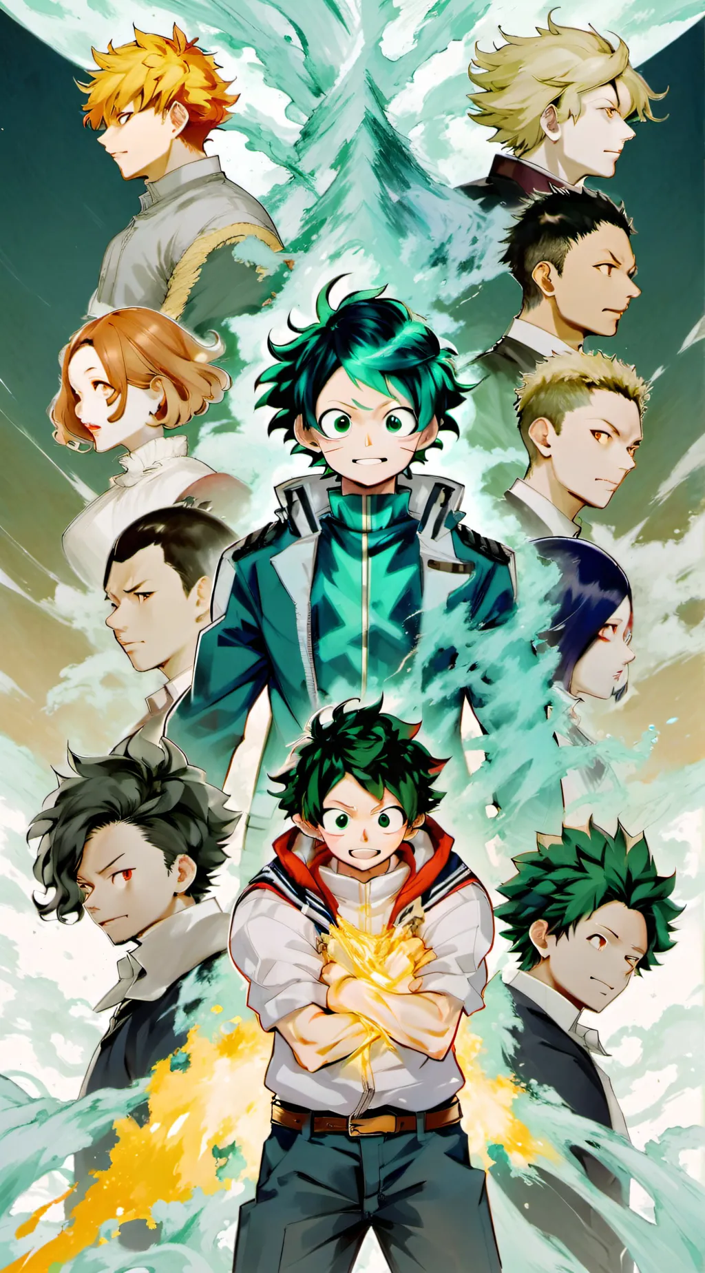 ai character: LOV attacks MHA background