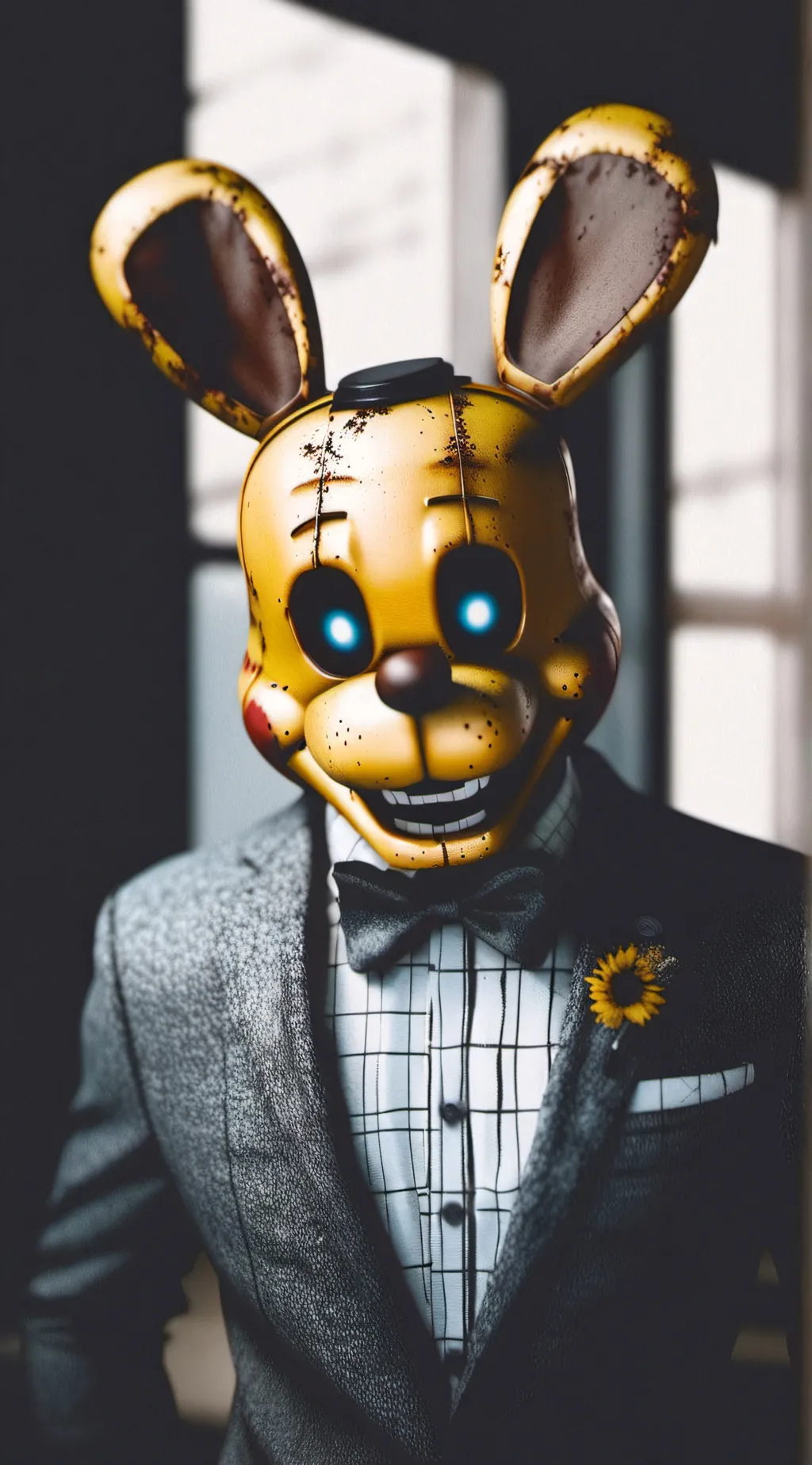 ai character: spring Bonnie  background