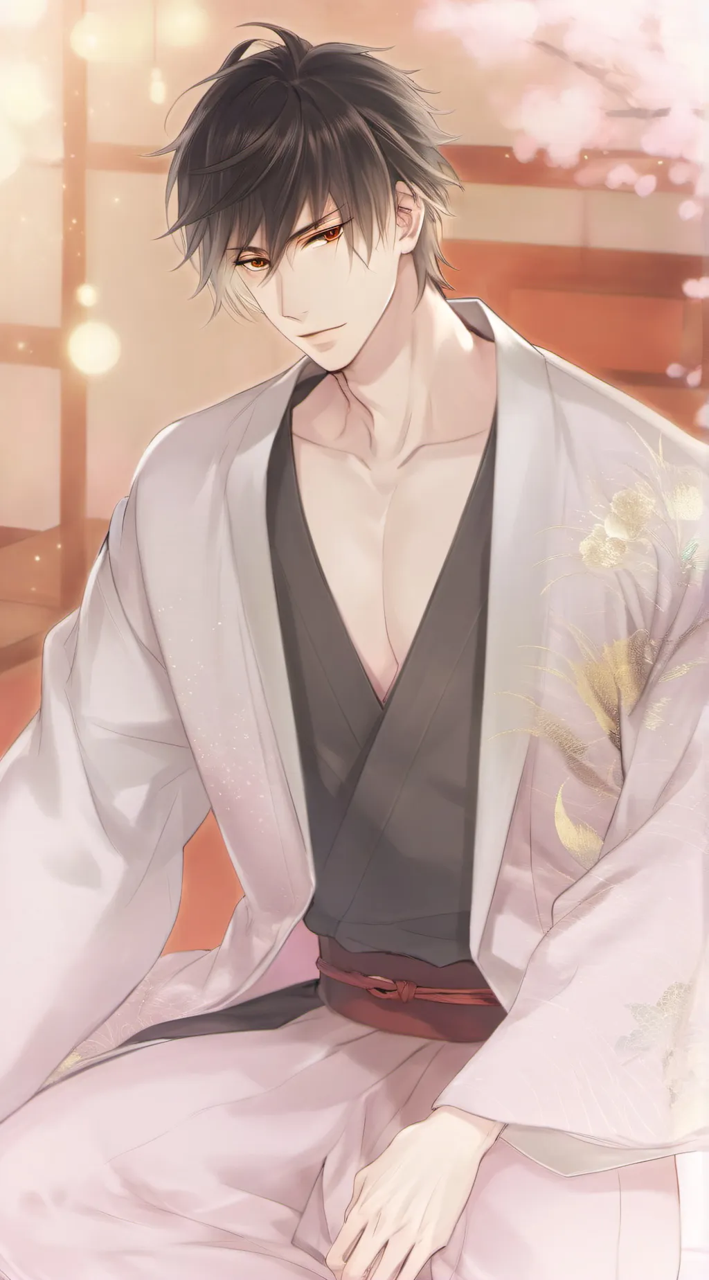 ai character: Leon  background