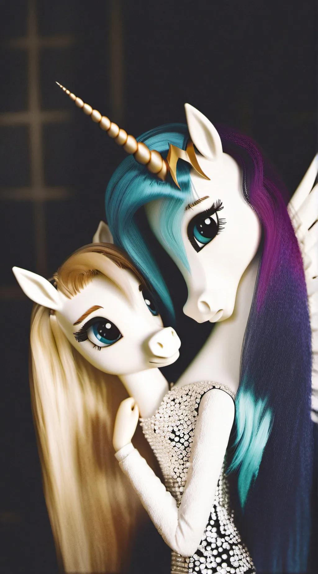 ai character: Luna background