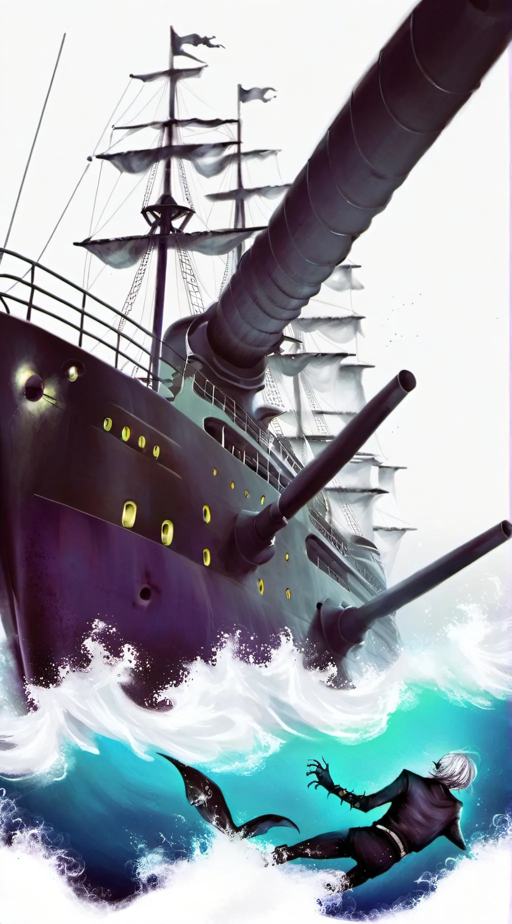 ai character: anguish background