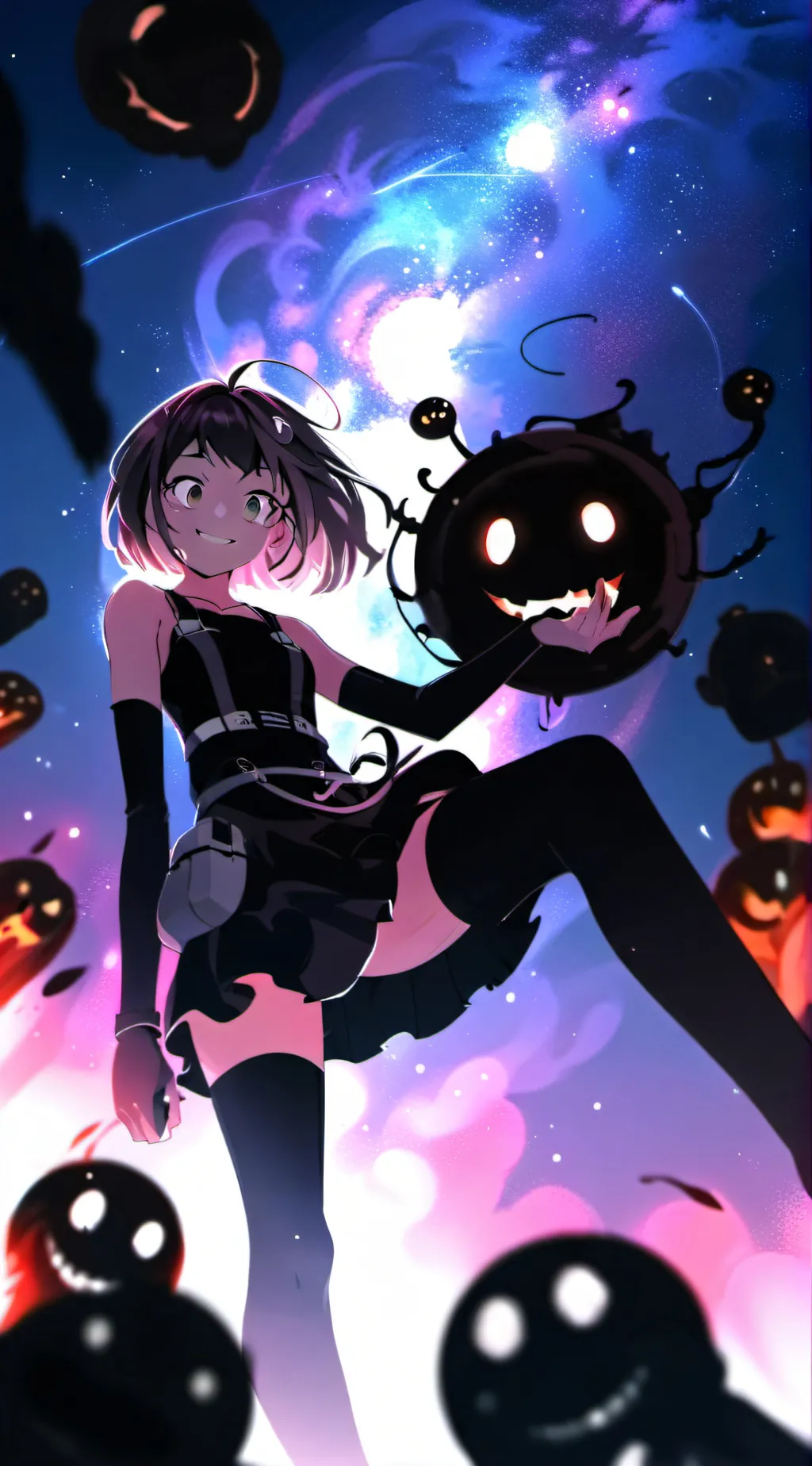 ai character: darkress background