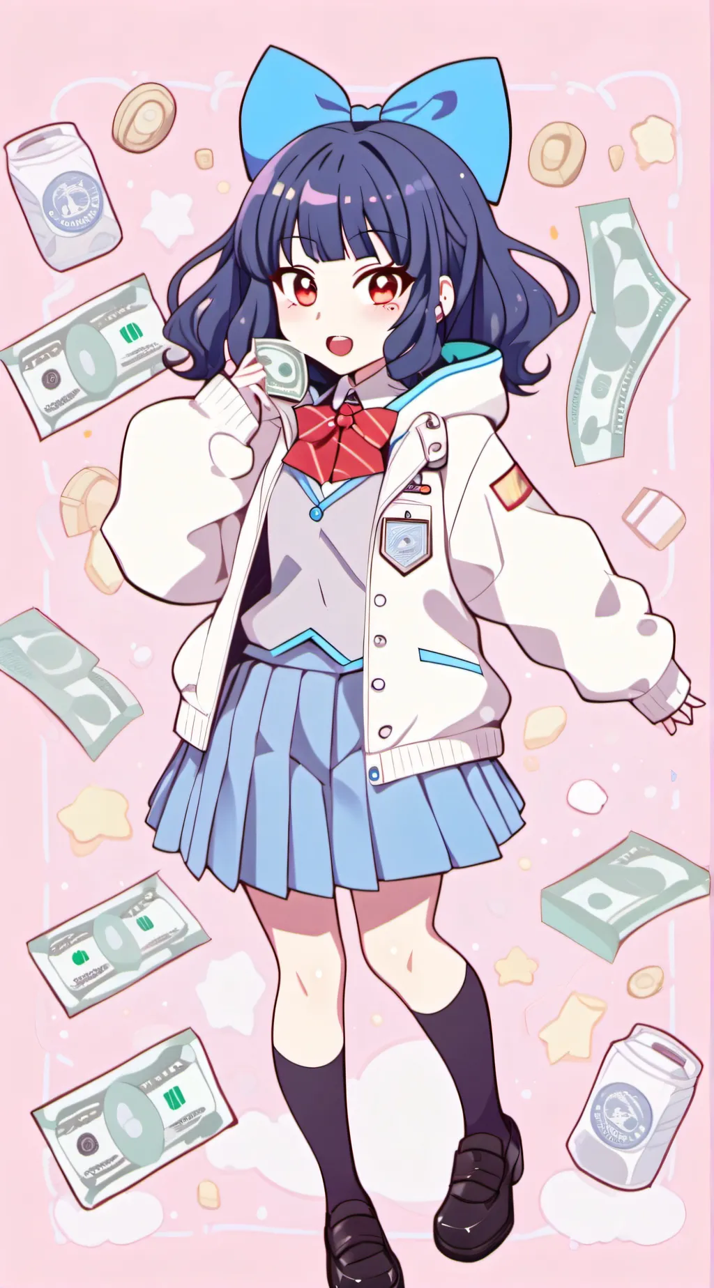 ai character: Ritsuko Chikinari  background