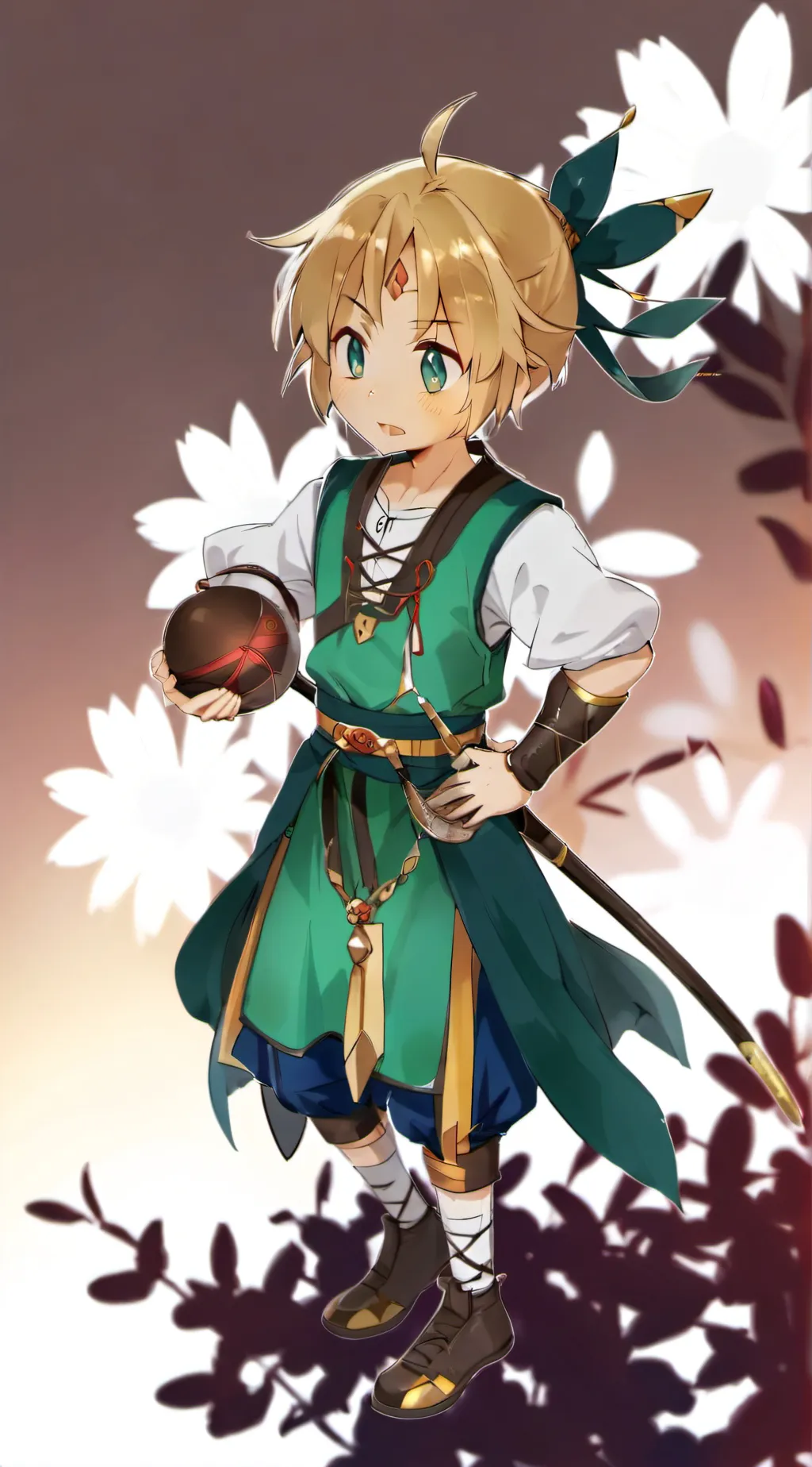 ai character: Small Link(Lu) background
