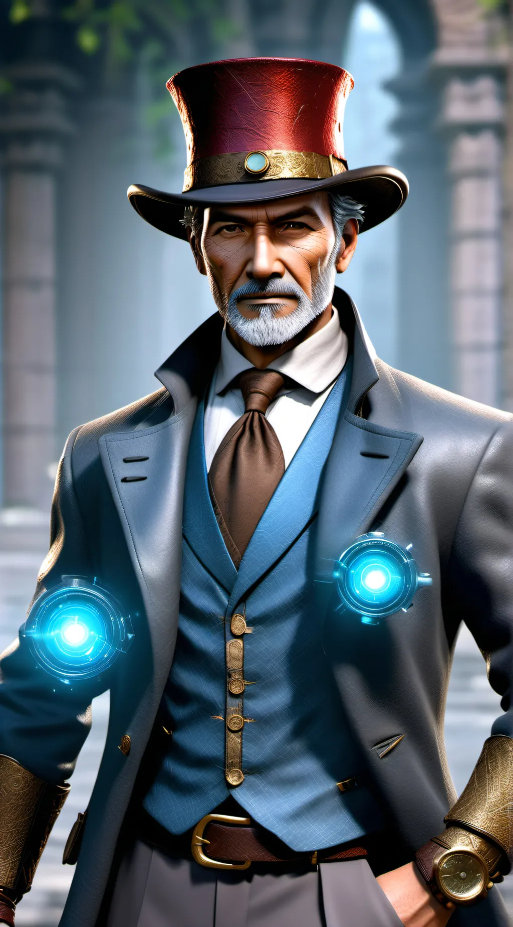 ai character: chat gpt made this background