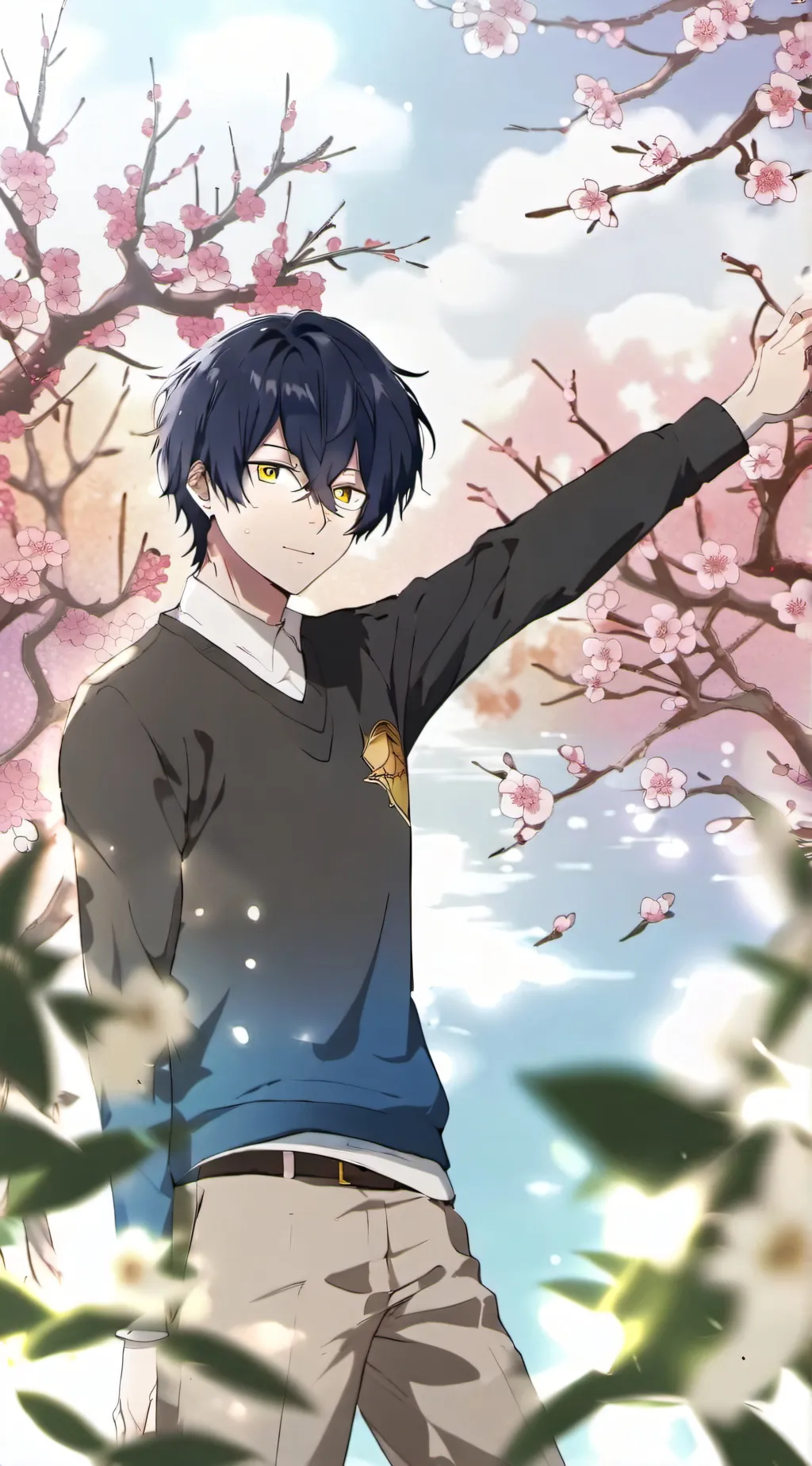 ai character: Bakugoxfinn background