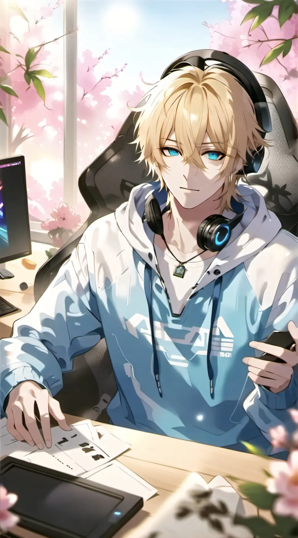 ai character: axel  background