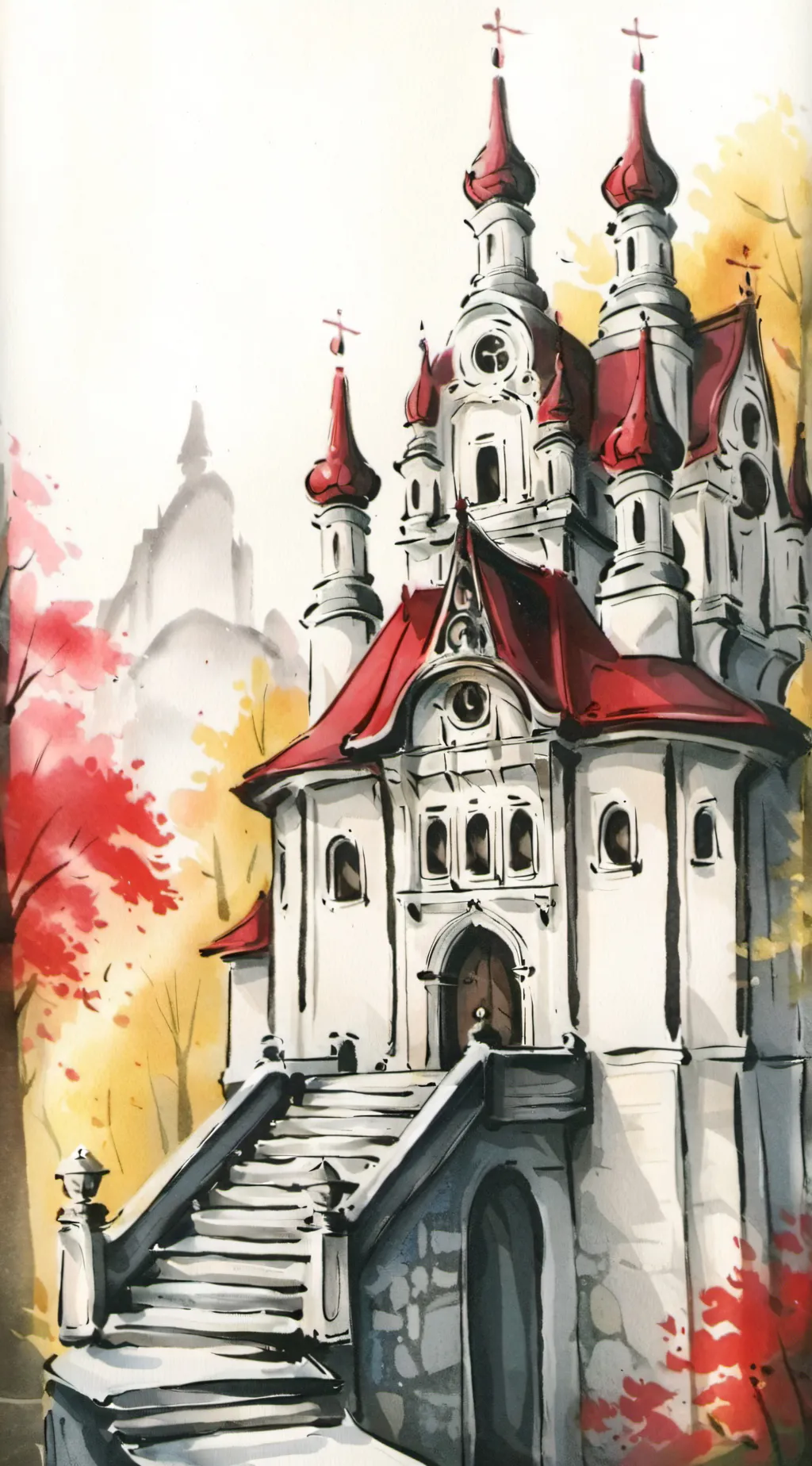 ai character: infinty castel  background