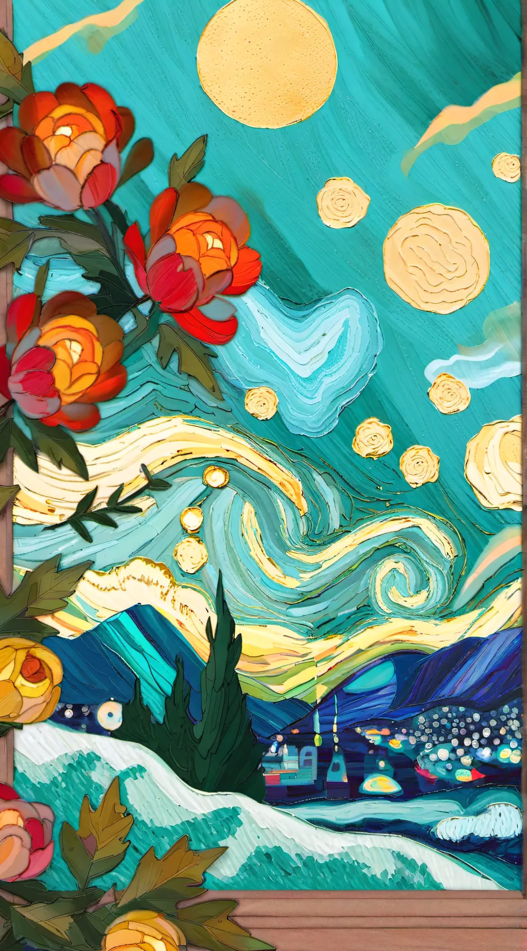 ai character: RATE YOUR ART!!♡ background