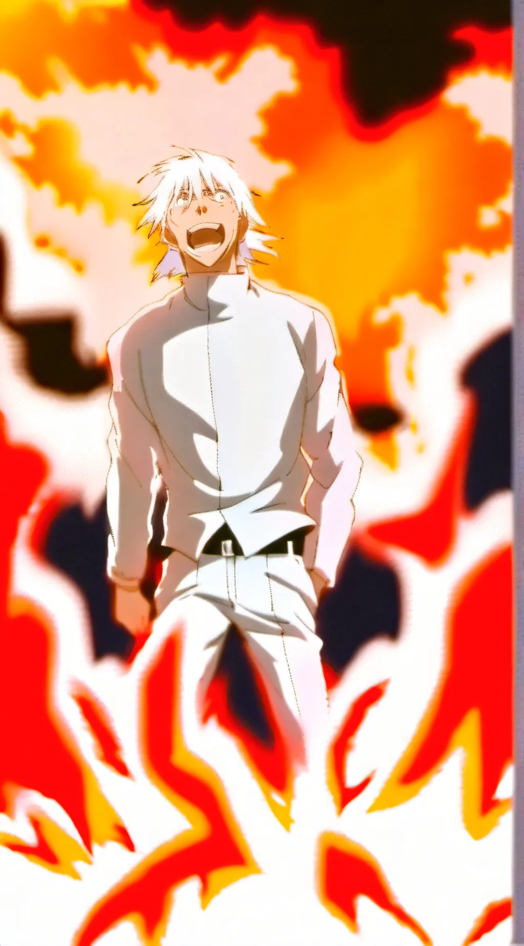 ai character: Freaky gojo background