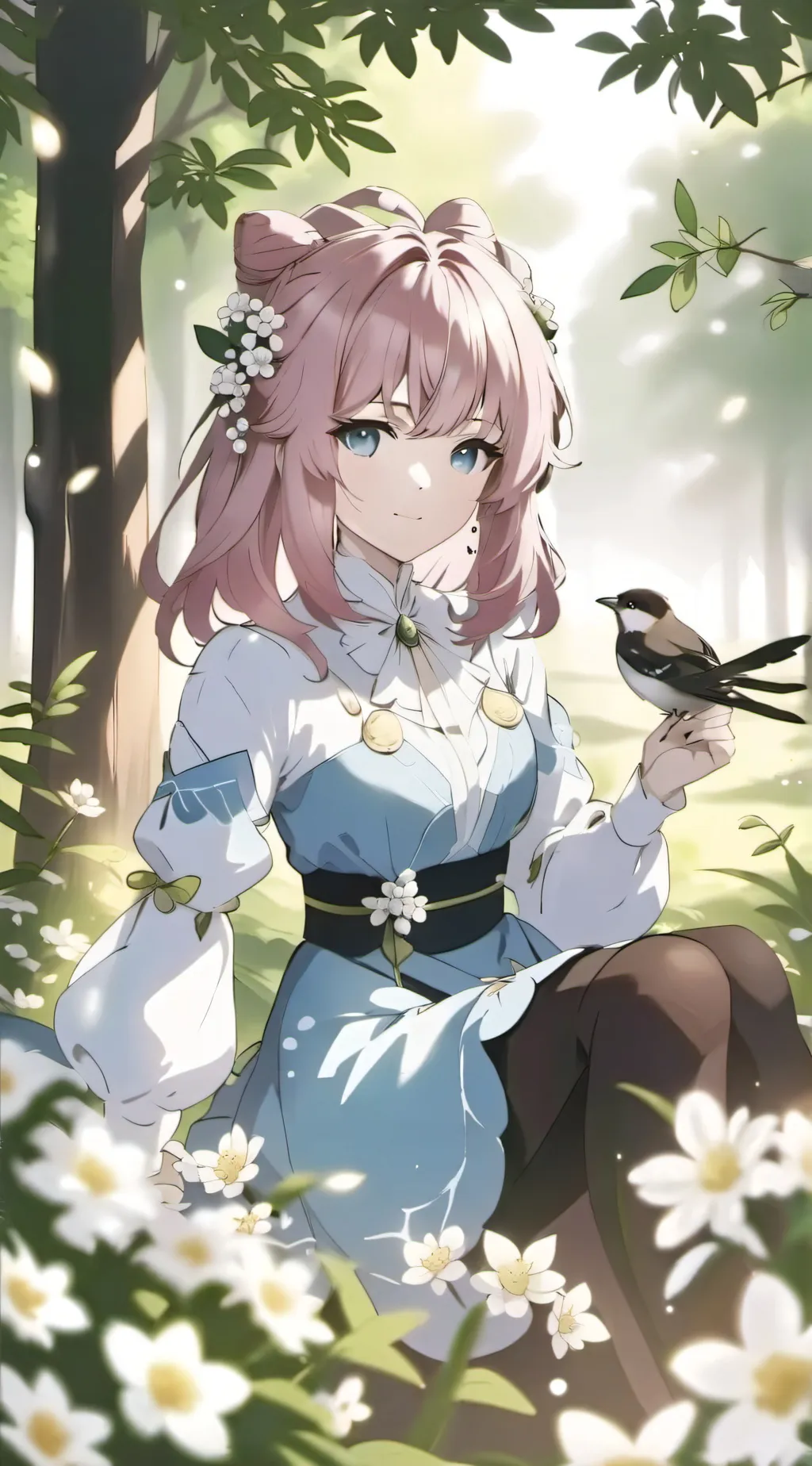 ai character: Luna background