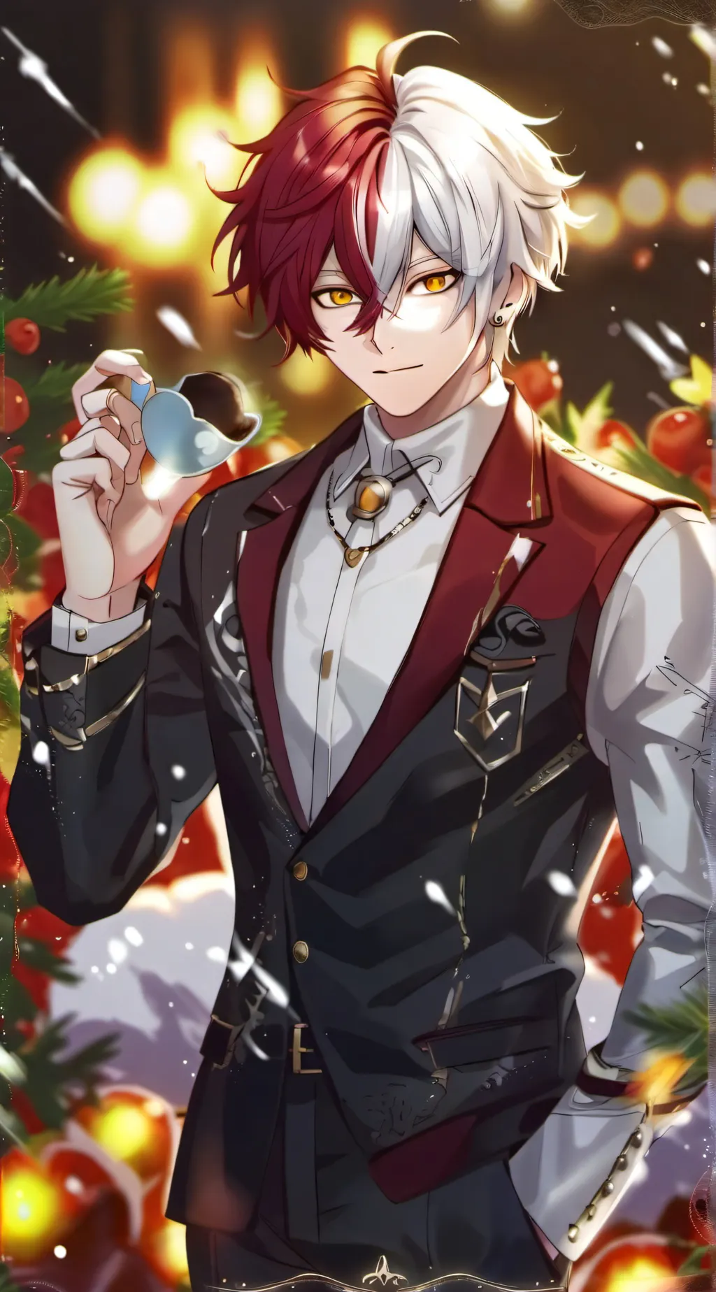 ai character: Shoto Todoroki background