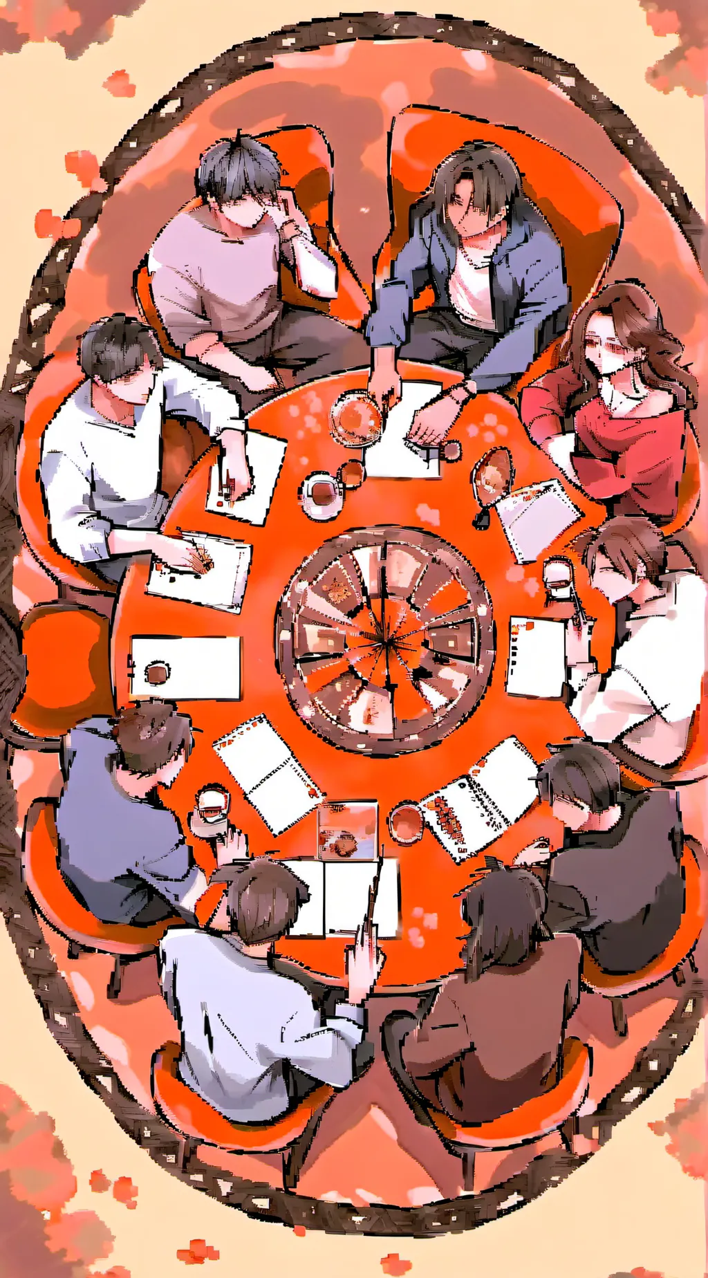 ai character: summer camp in NH  background