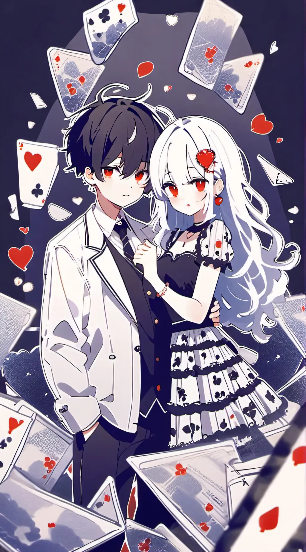 ai character: heartbroken high. background