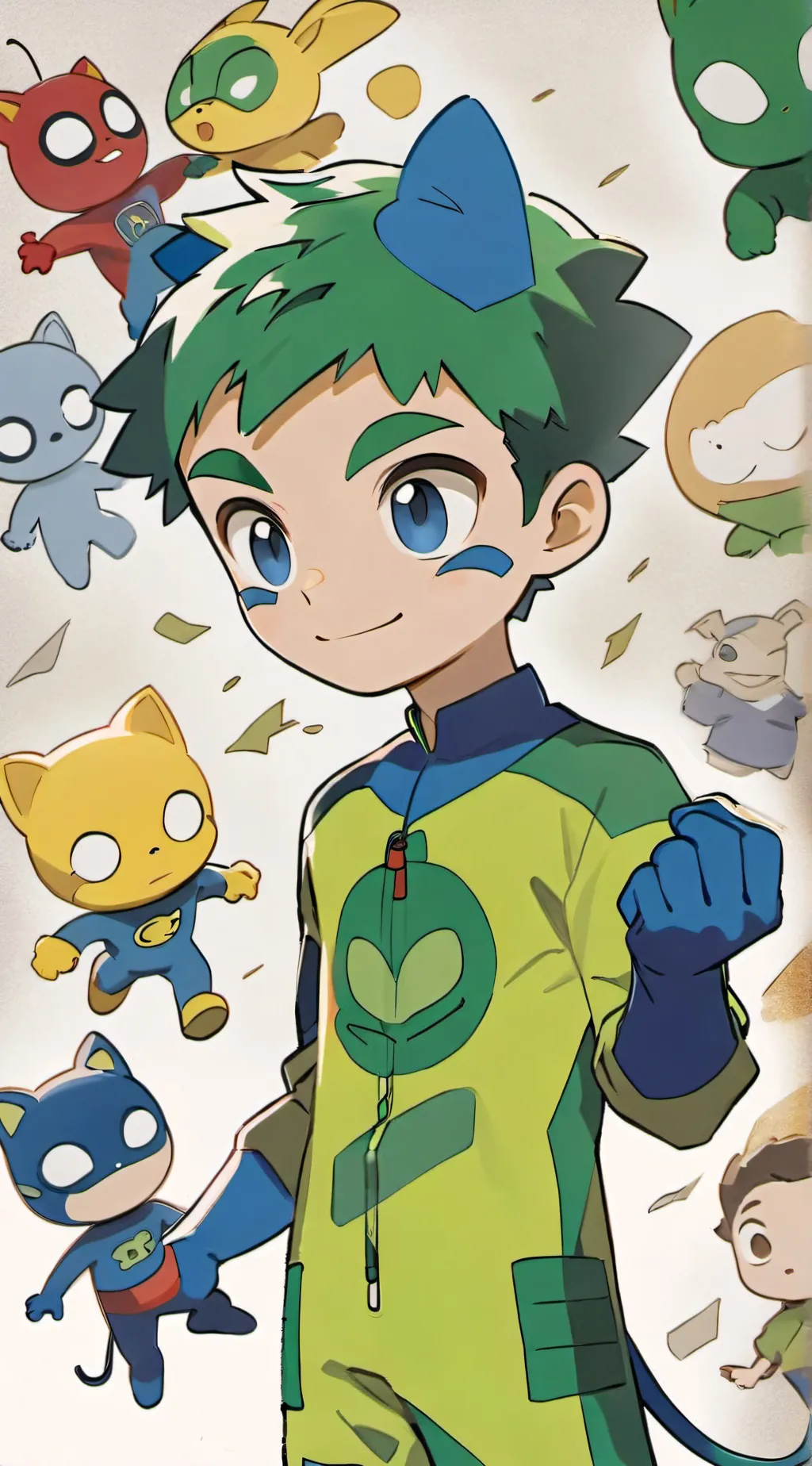 ai character: pj mask background