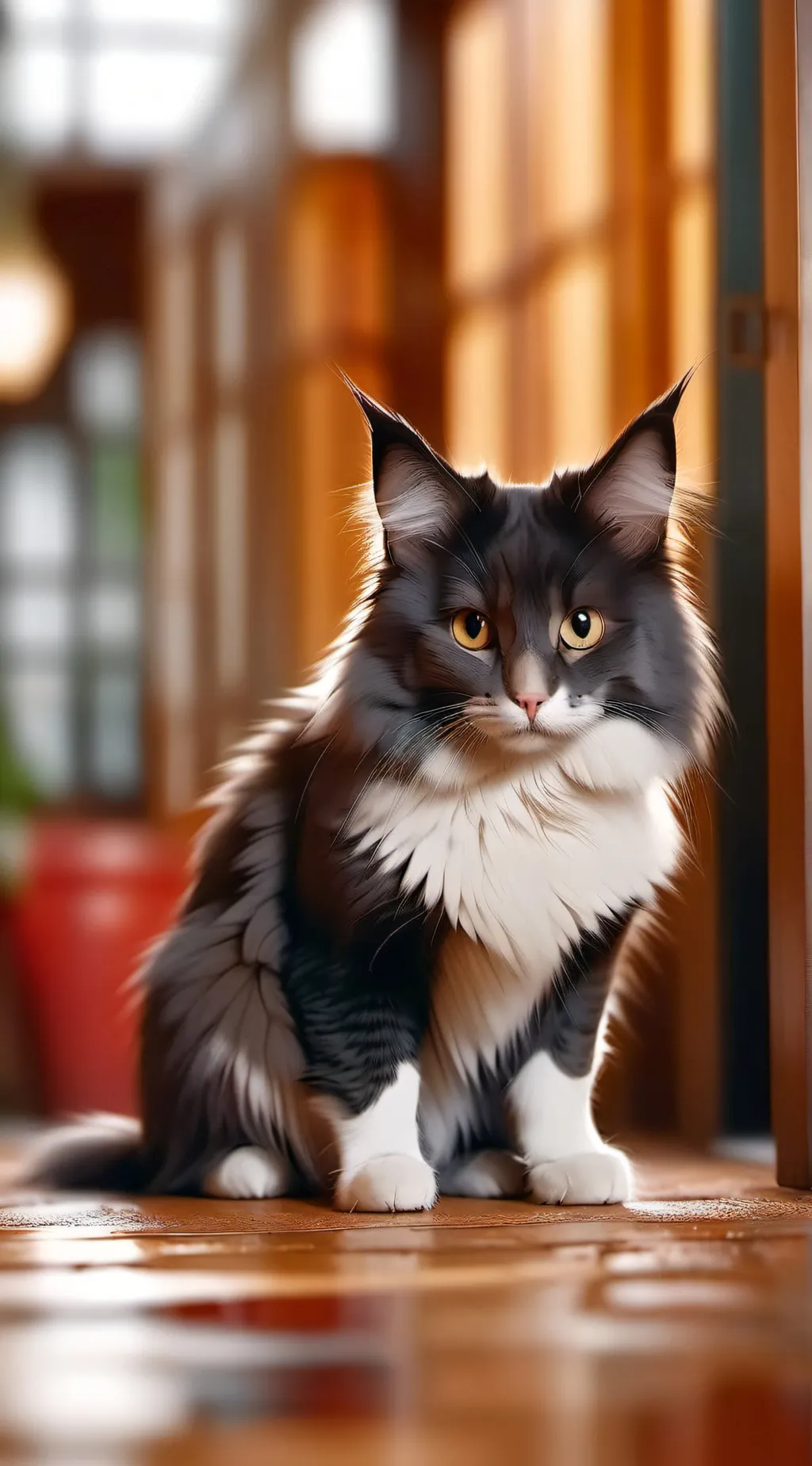 ai character: My cat Lane background