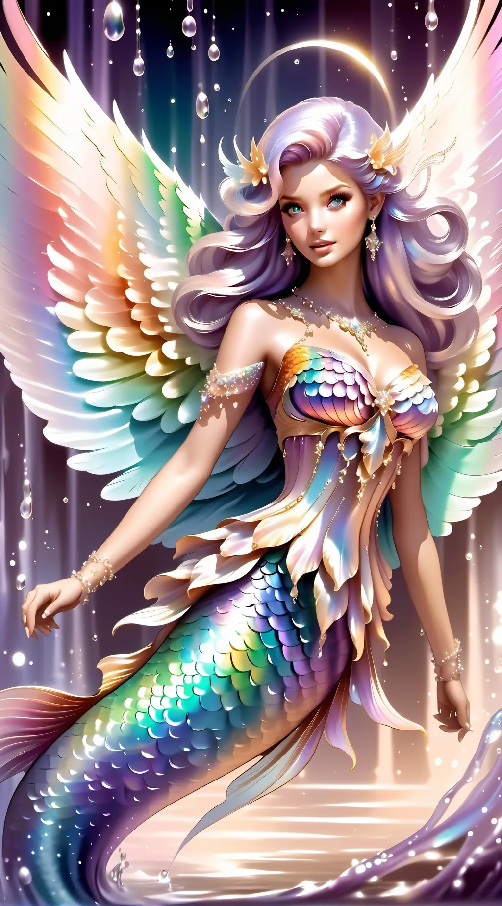 ai character: pearl or crystal  background