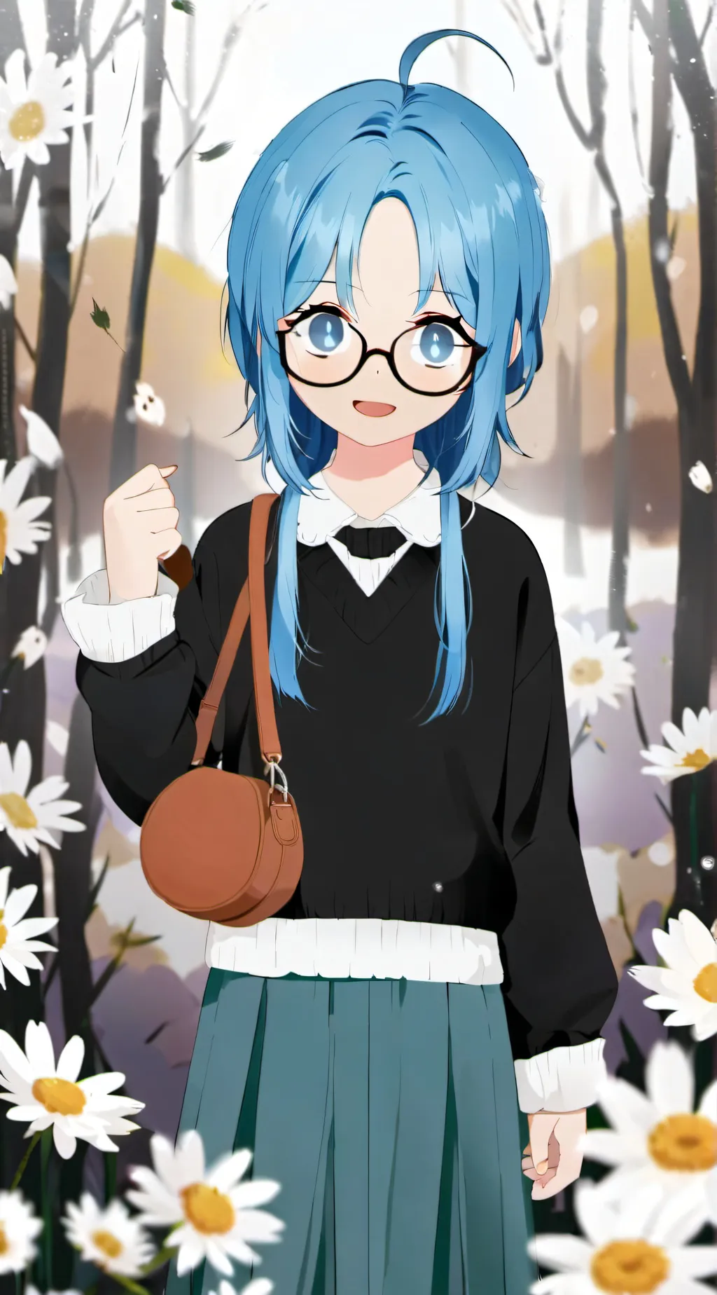 ai character: Bellasbeingawkward background