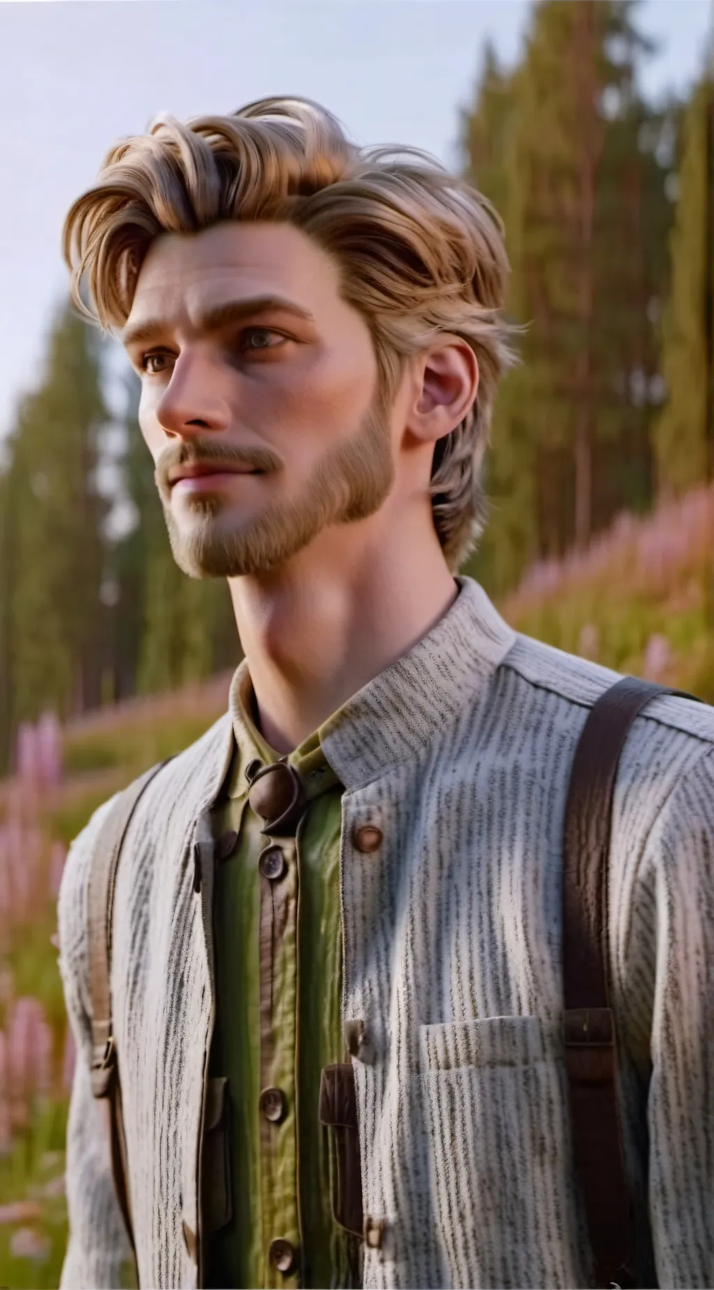 ai character: Alan Rickman background