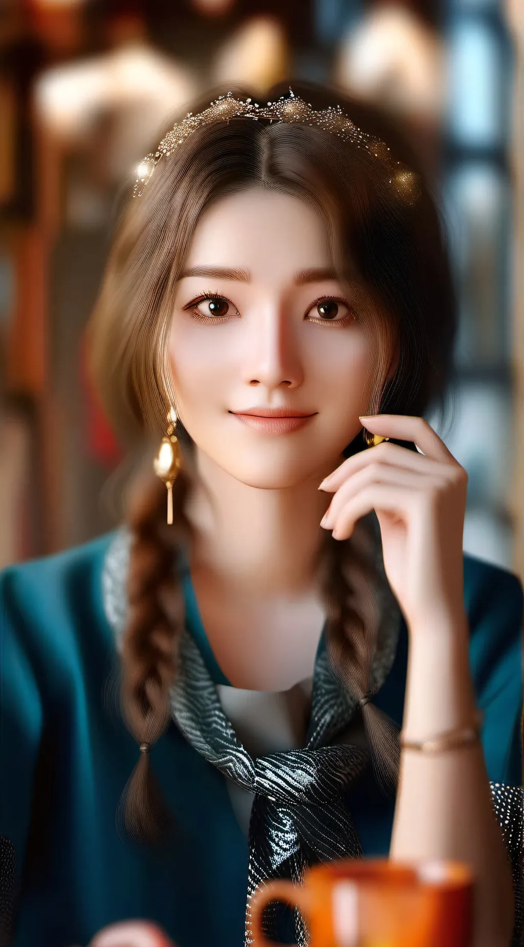 ai character: lily background