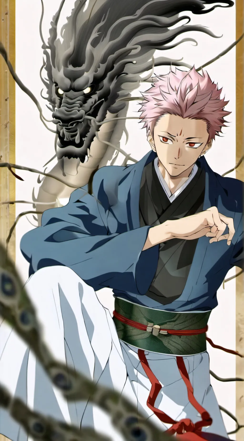 ai character: Sukuna background