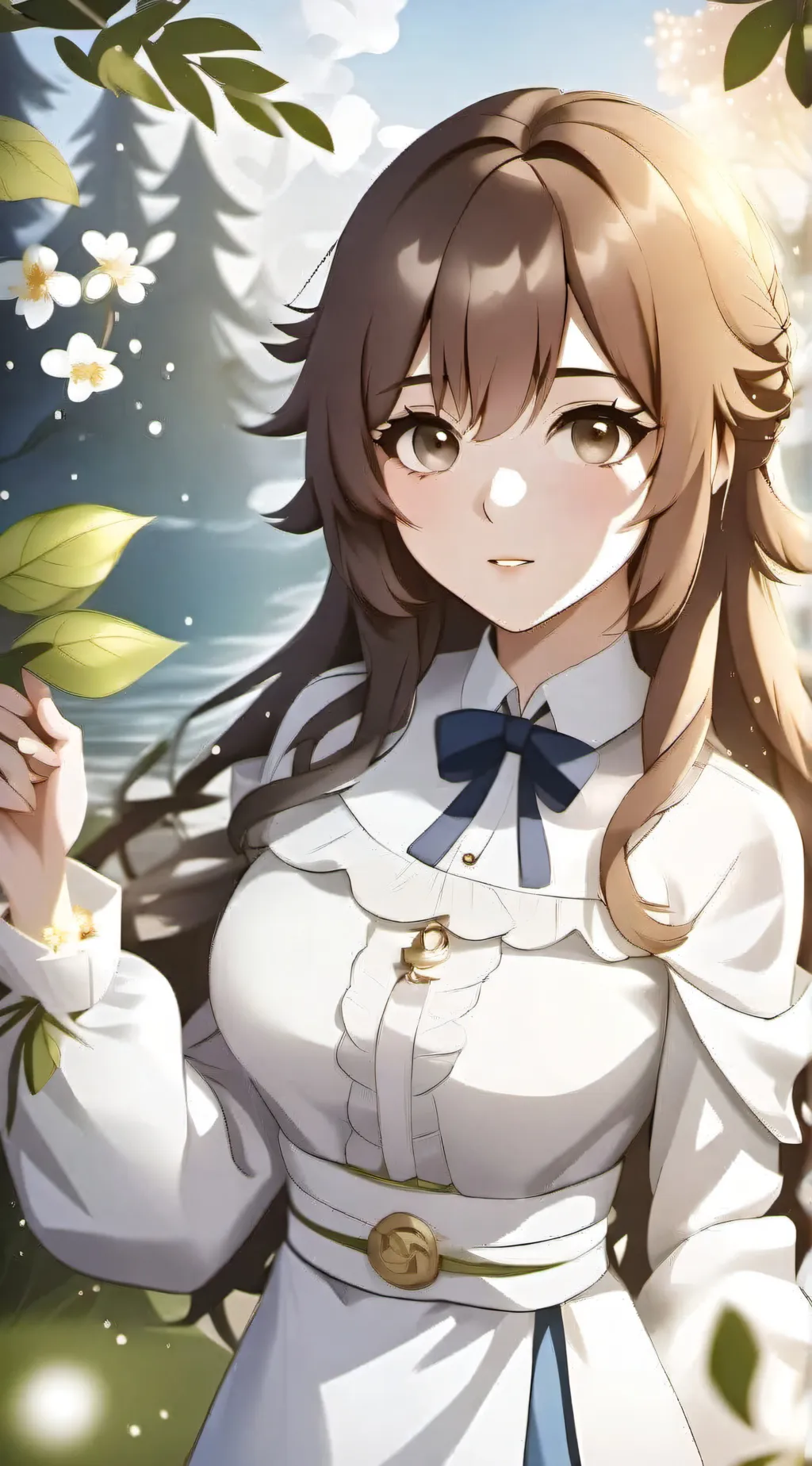 ai character: Blossom background